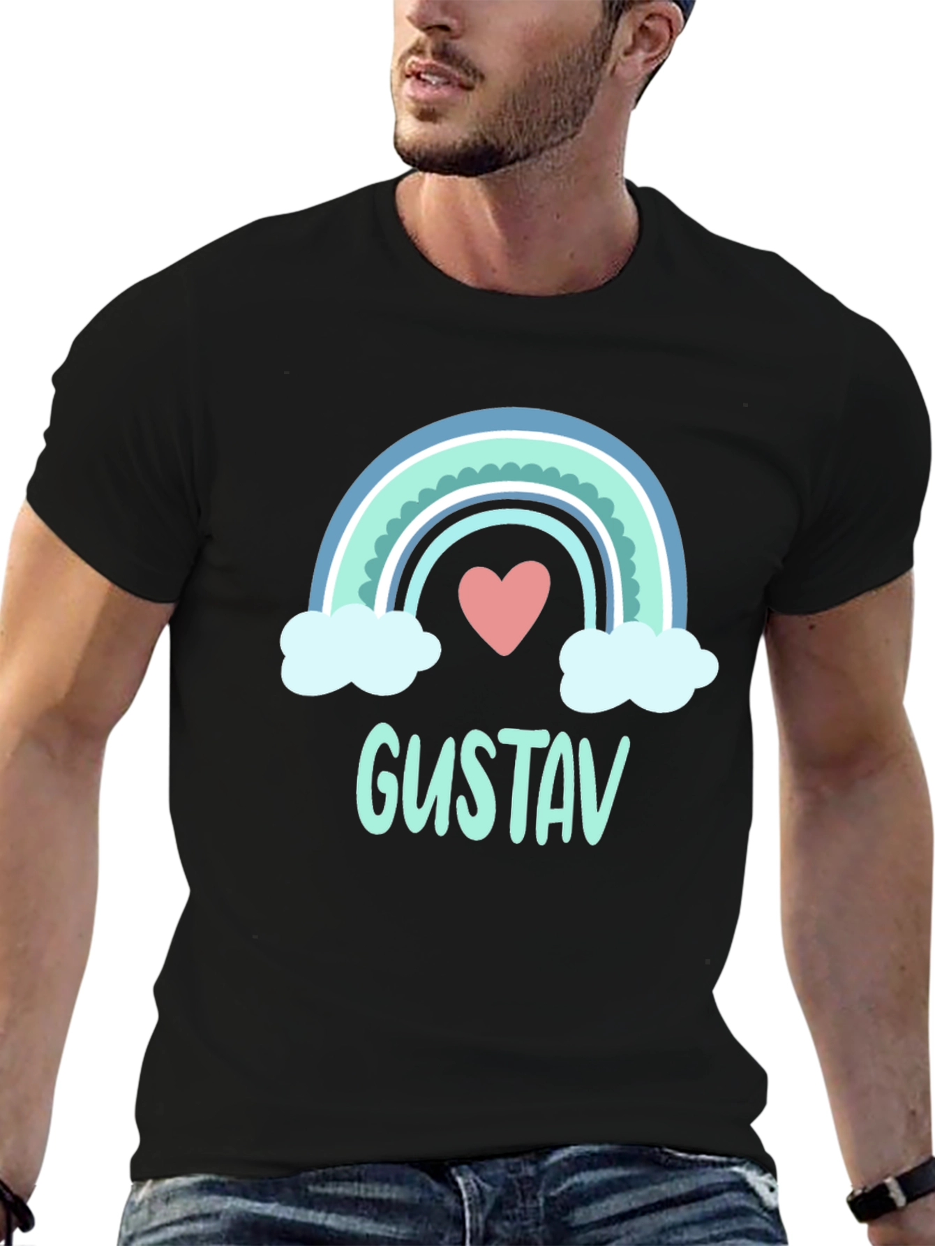 Rainbow Gustav T-Shirt: Personalized Fun