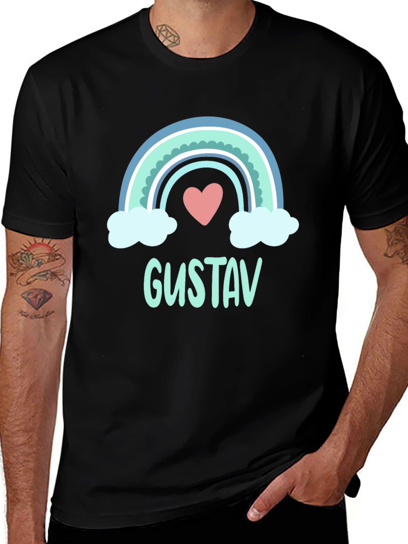 Rainbow Gustav T-Shirt: Personalized Fun