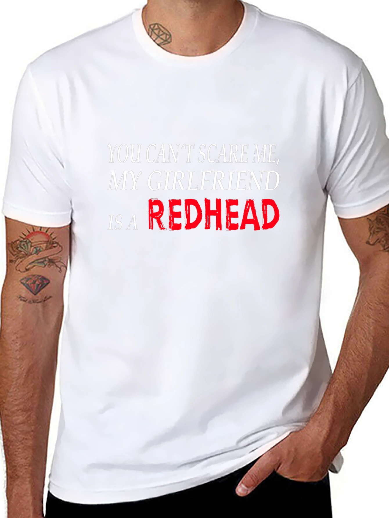 Funny Redhead Girlfriend Graphic Tee