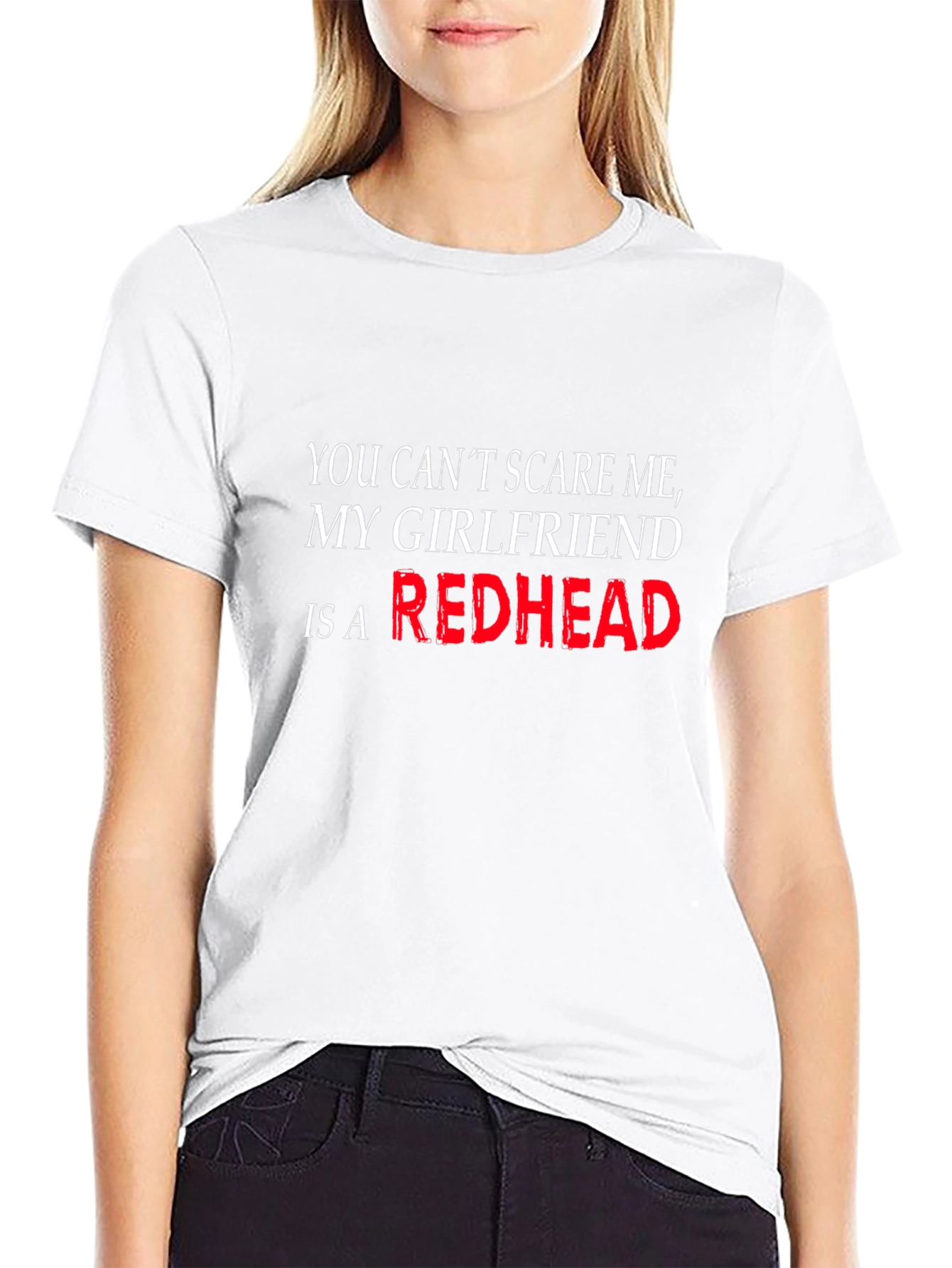 Funny Redhead Girlfriend Graphic Tee
