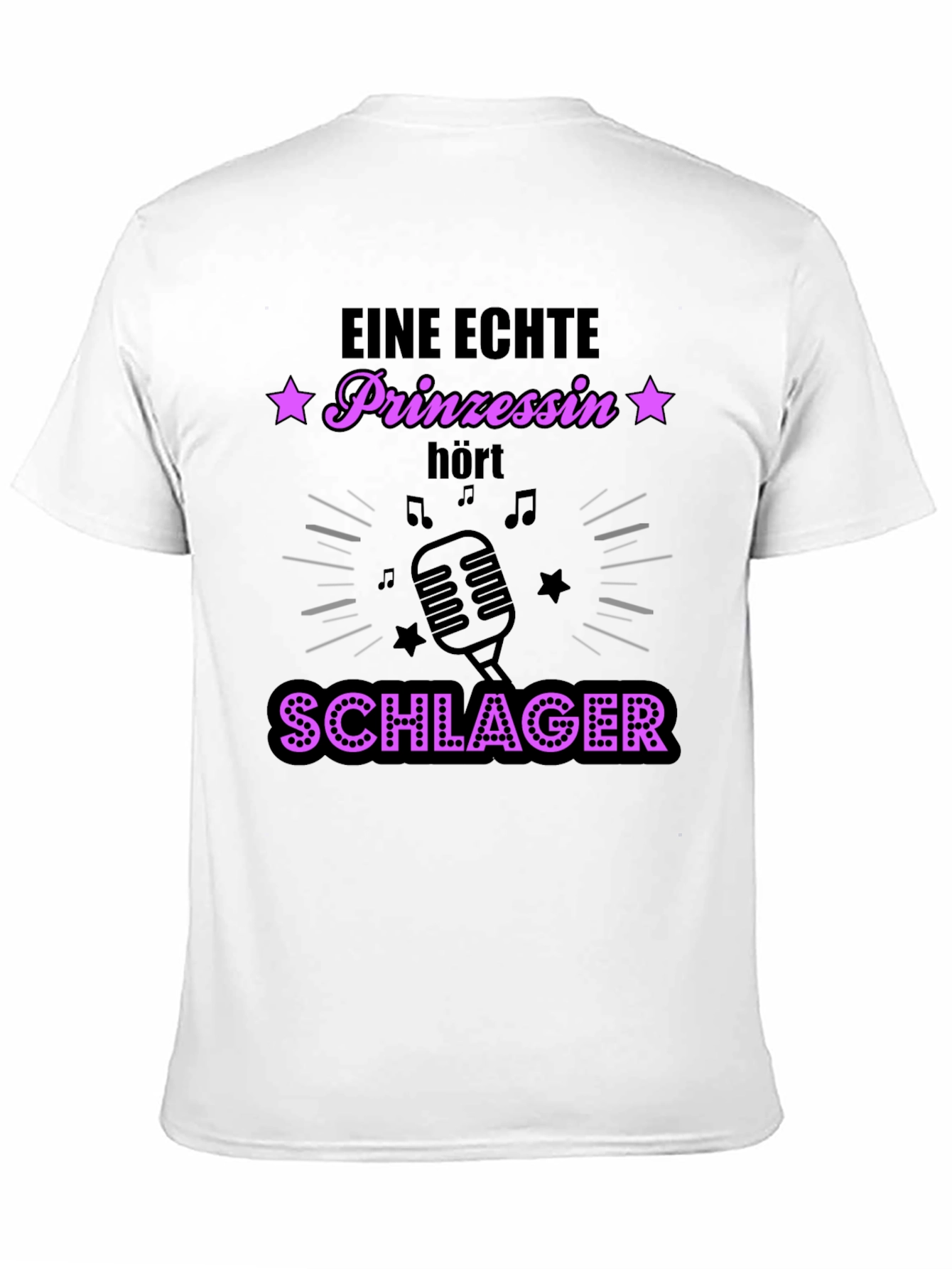 Schlager Princess T-Shirt - Black Graphic Tee