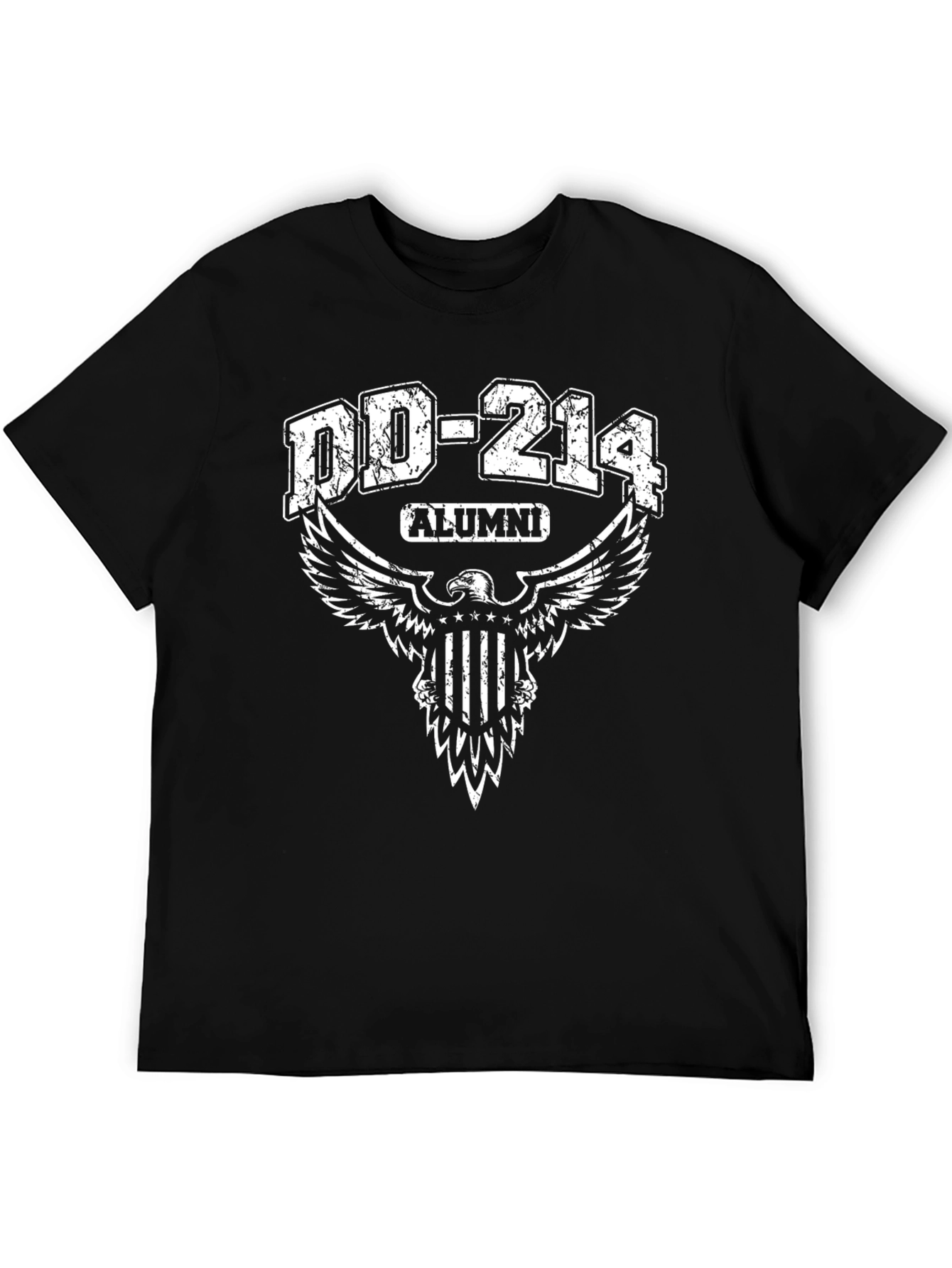 DD-214 Alumni Black Graphic Tee