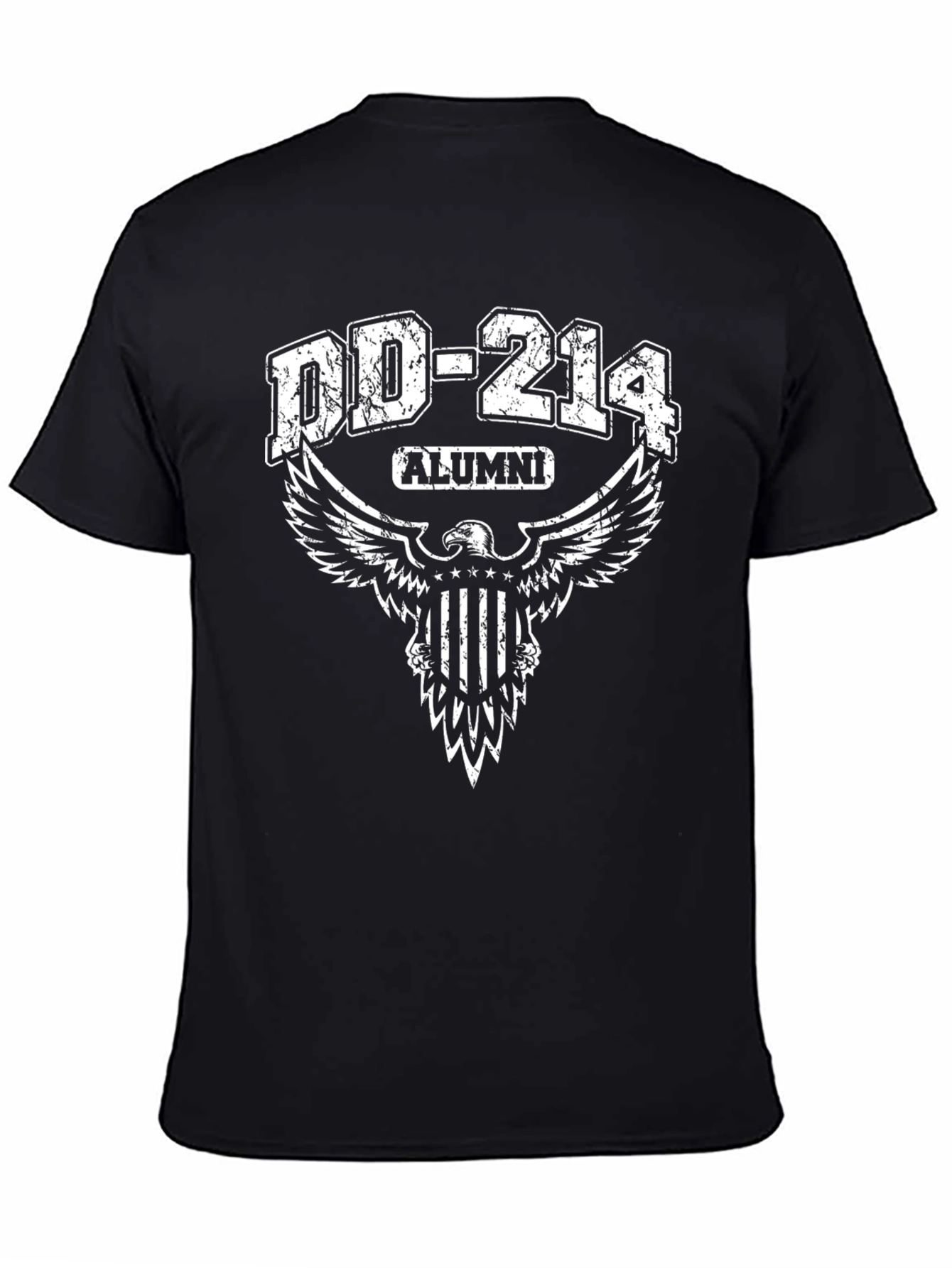 DD-214 Alumni Black Graphic Tee