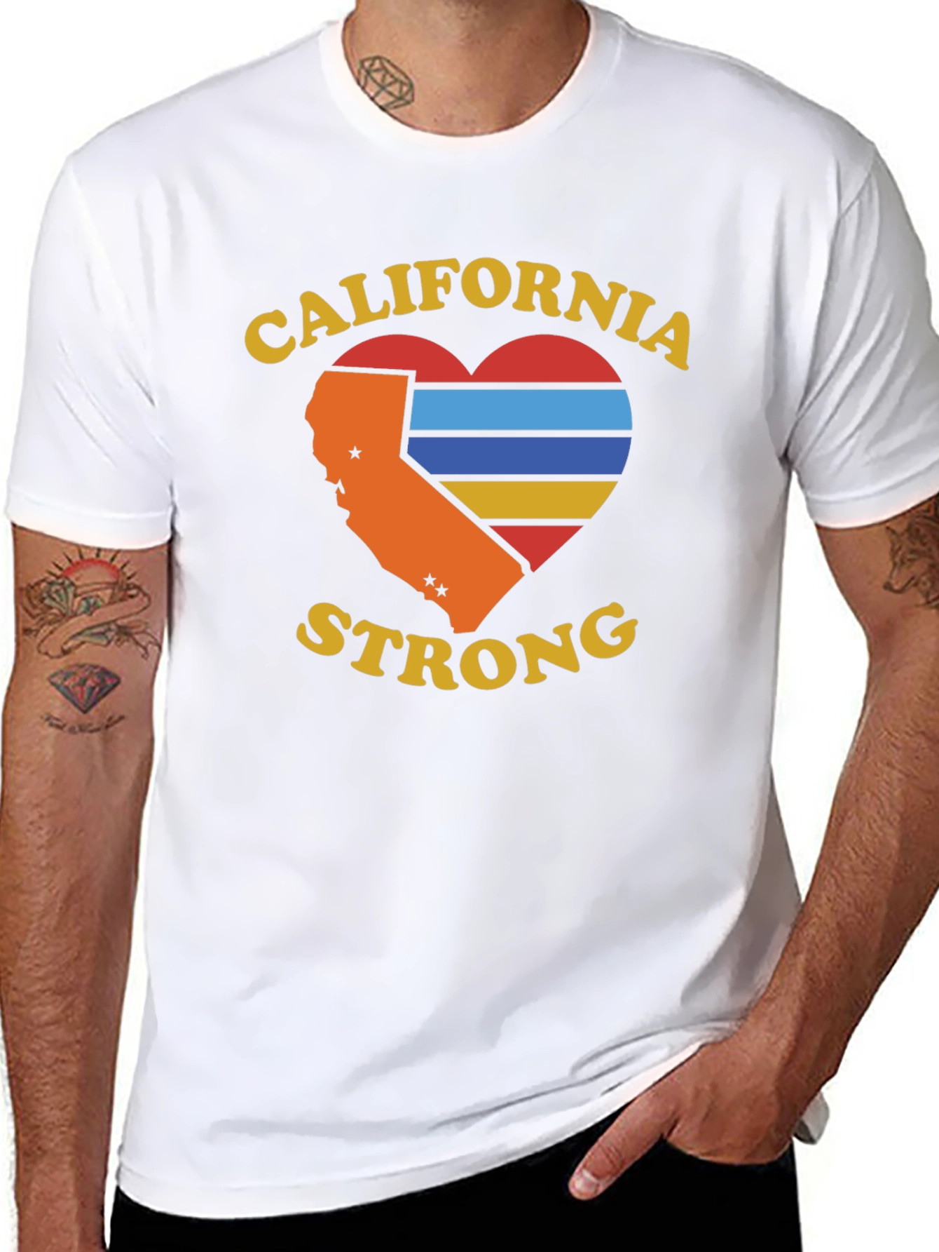 California Strong Graphic T-Shirt