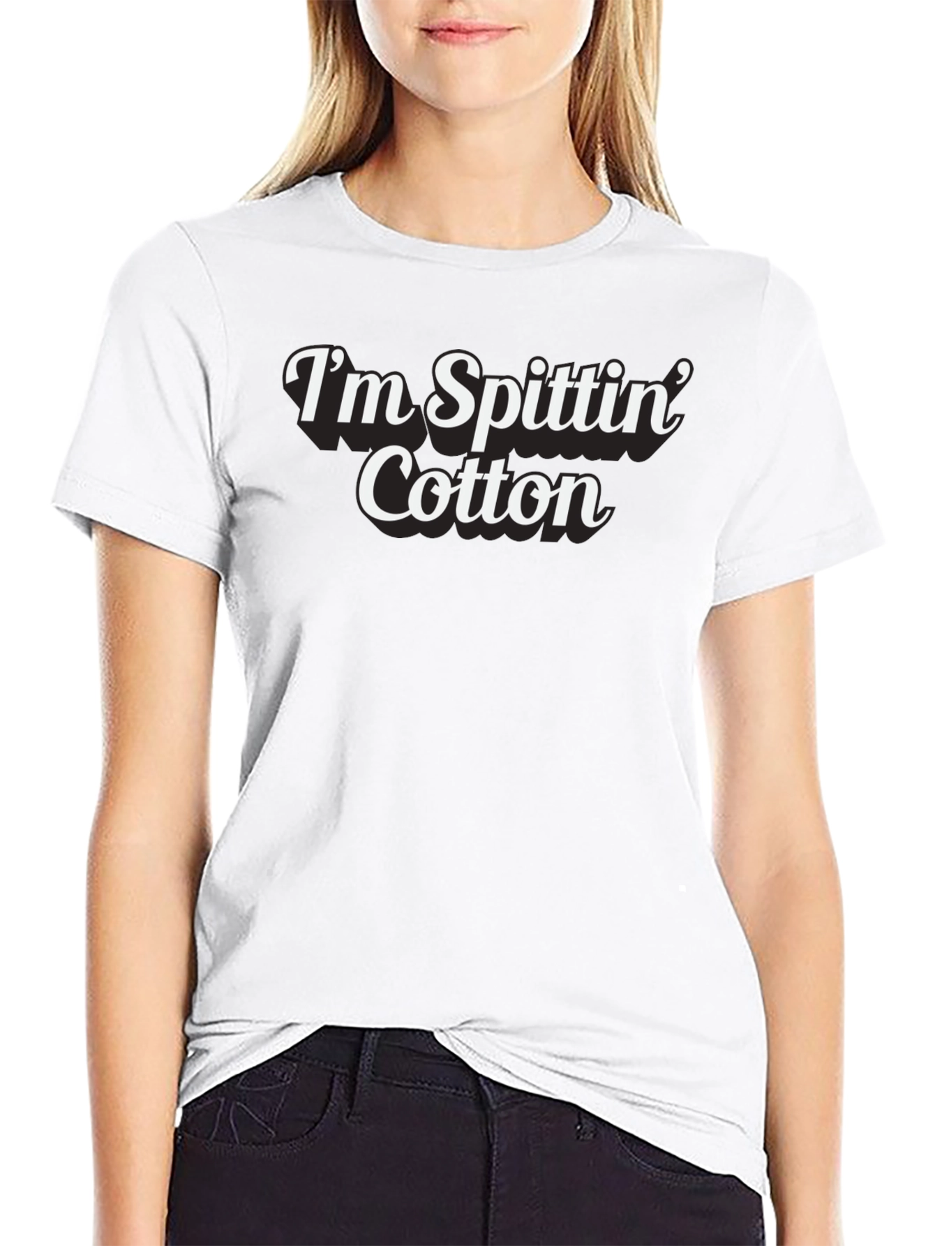 Im Spittin Cotton Graphic T-Shirt