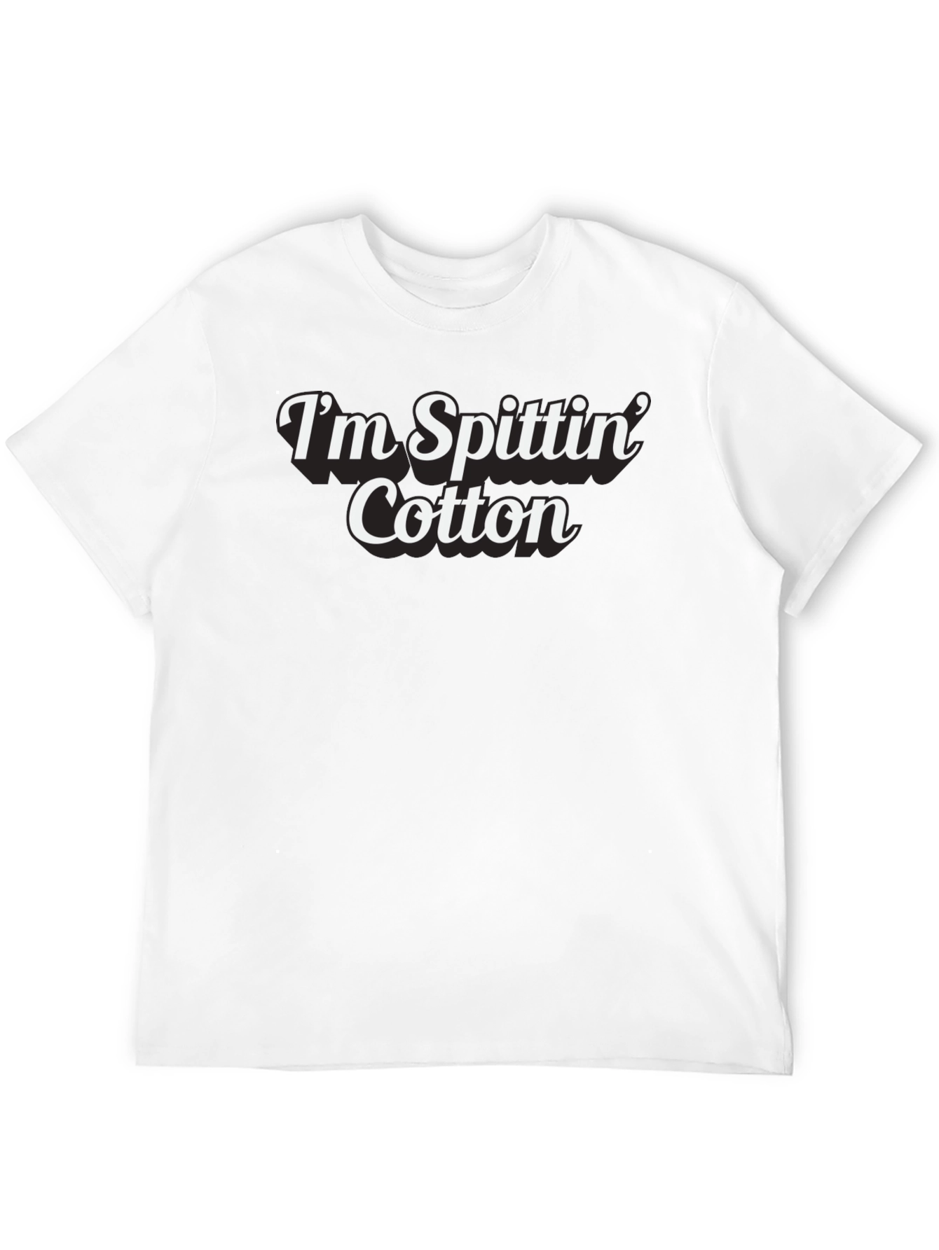 Im Spittin Cotton Graphic T-Shirt
