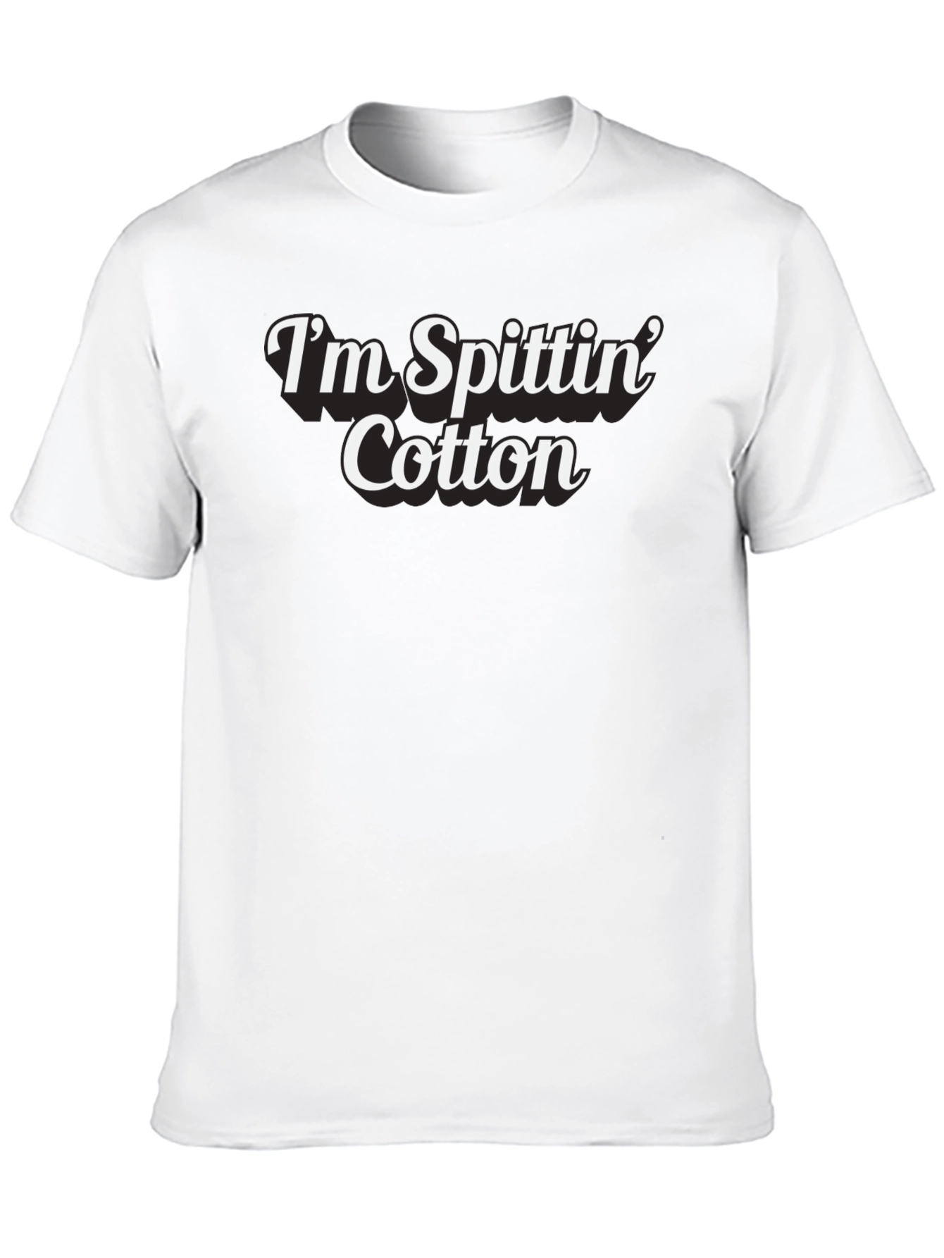 Im Spittin Cotton Graphic T-Shirt