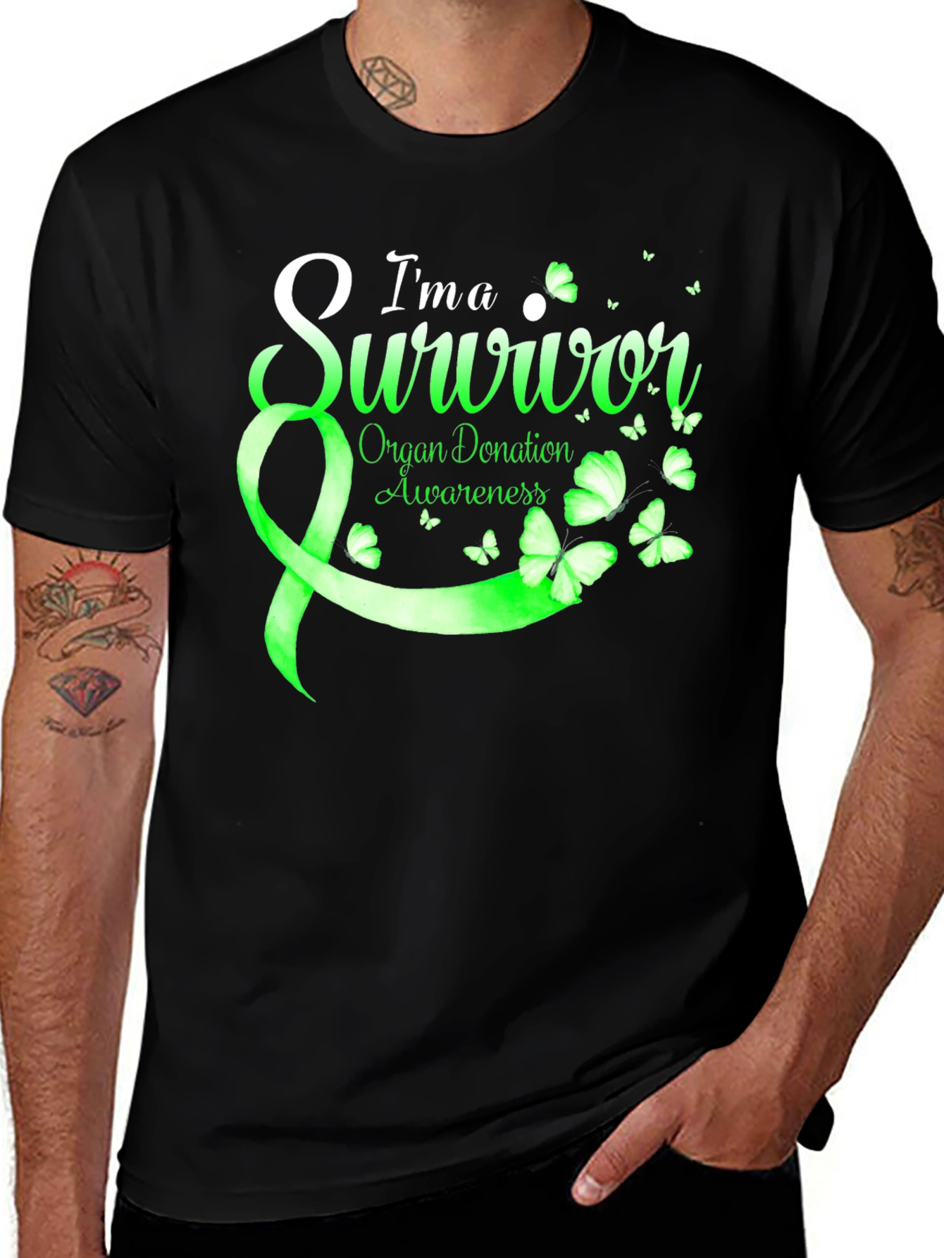 Organ Donation Awareness Survivor T-Shirt