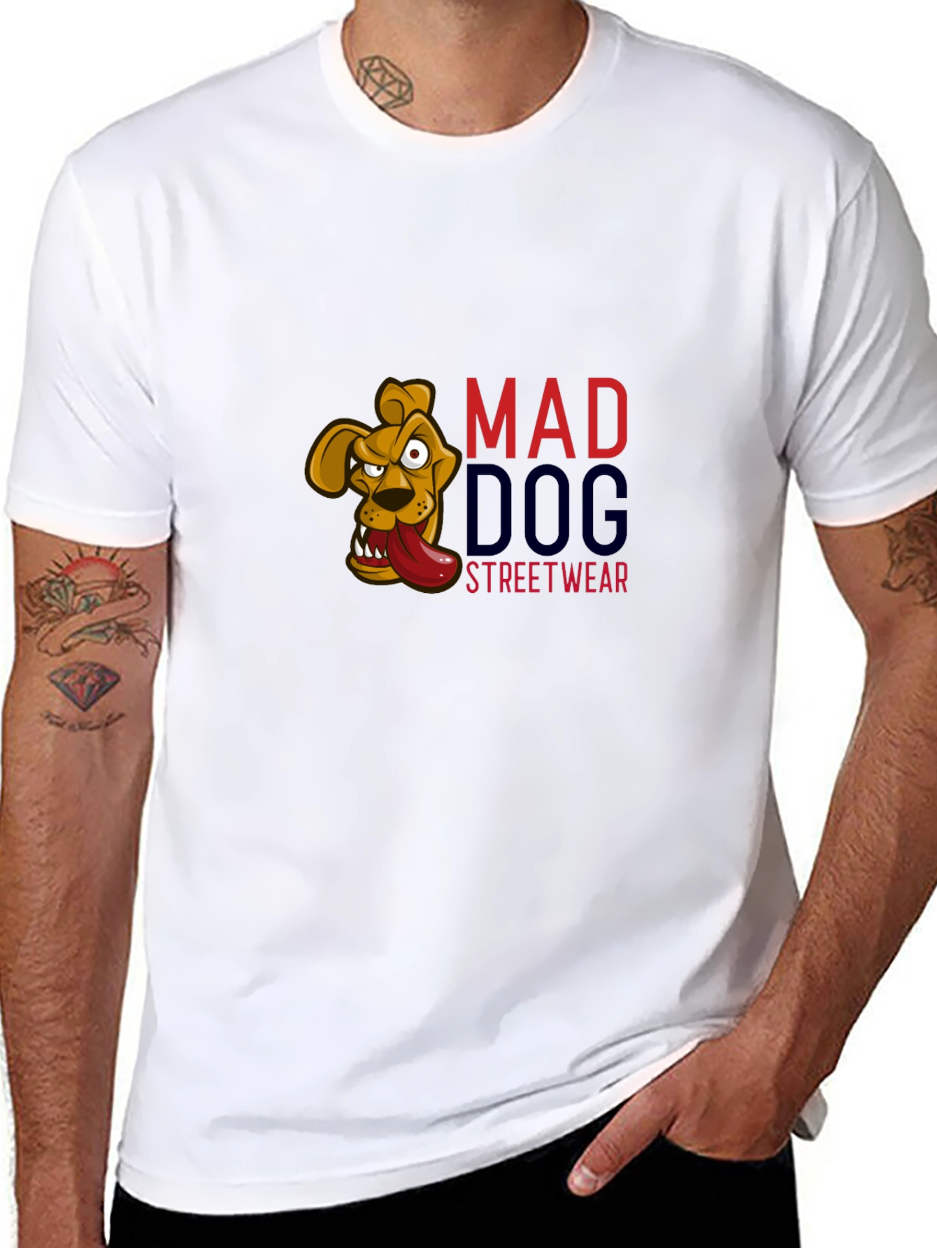 Mad Dog Streetwear Graphic T-Shirt