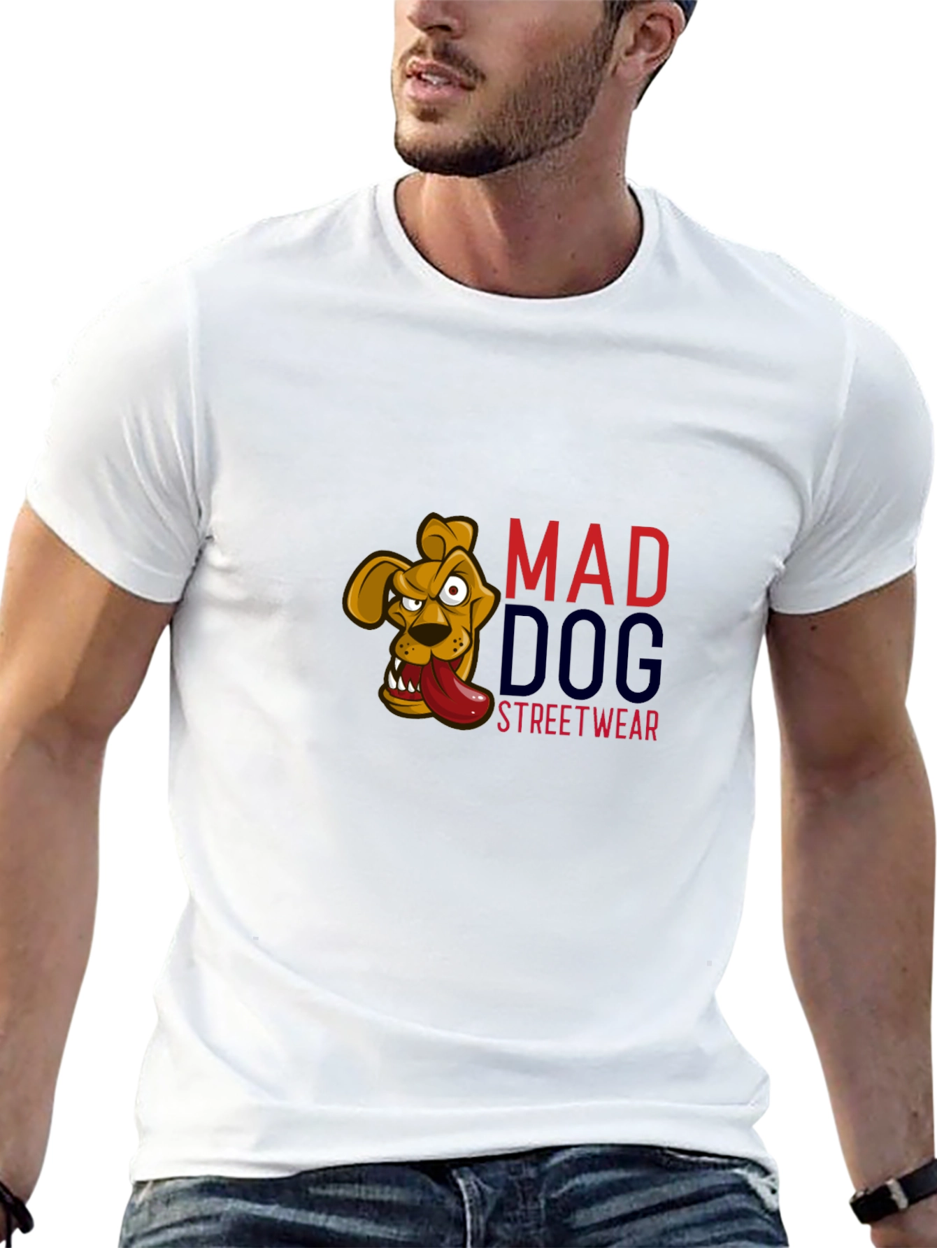 Mad Dog Streetwear Graphic T-Shirt