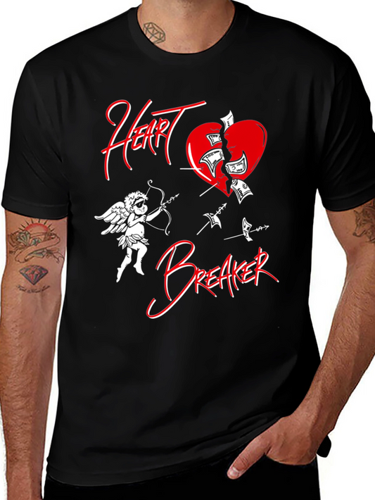 Heartbreaker Cupid Graphic T-Shirt