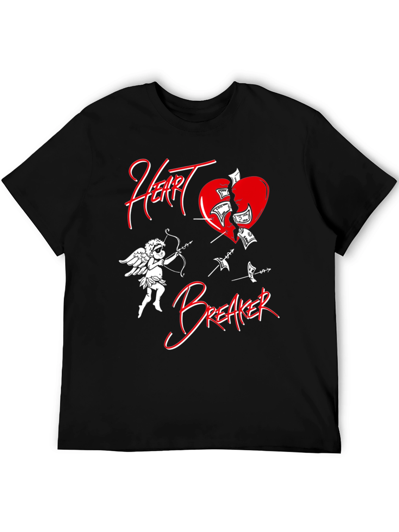 Heartbreaker Cupid Graphic T-Shirt