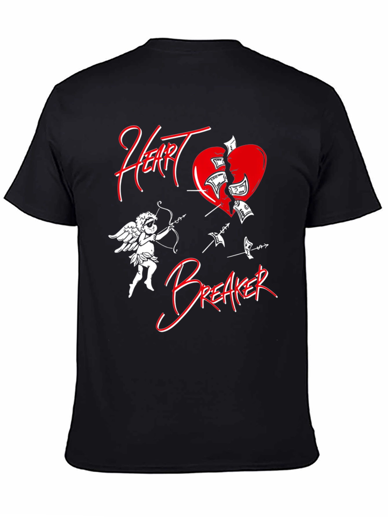Heartbreaker Cupid Graphic T-Shirt