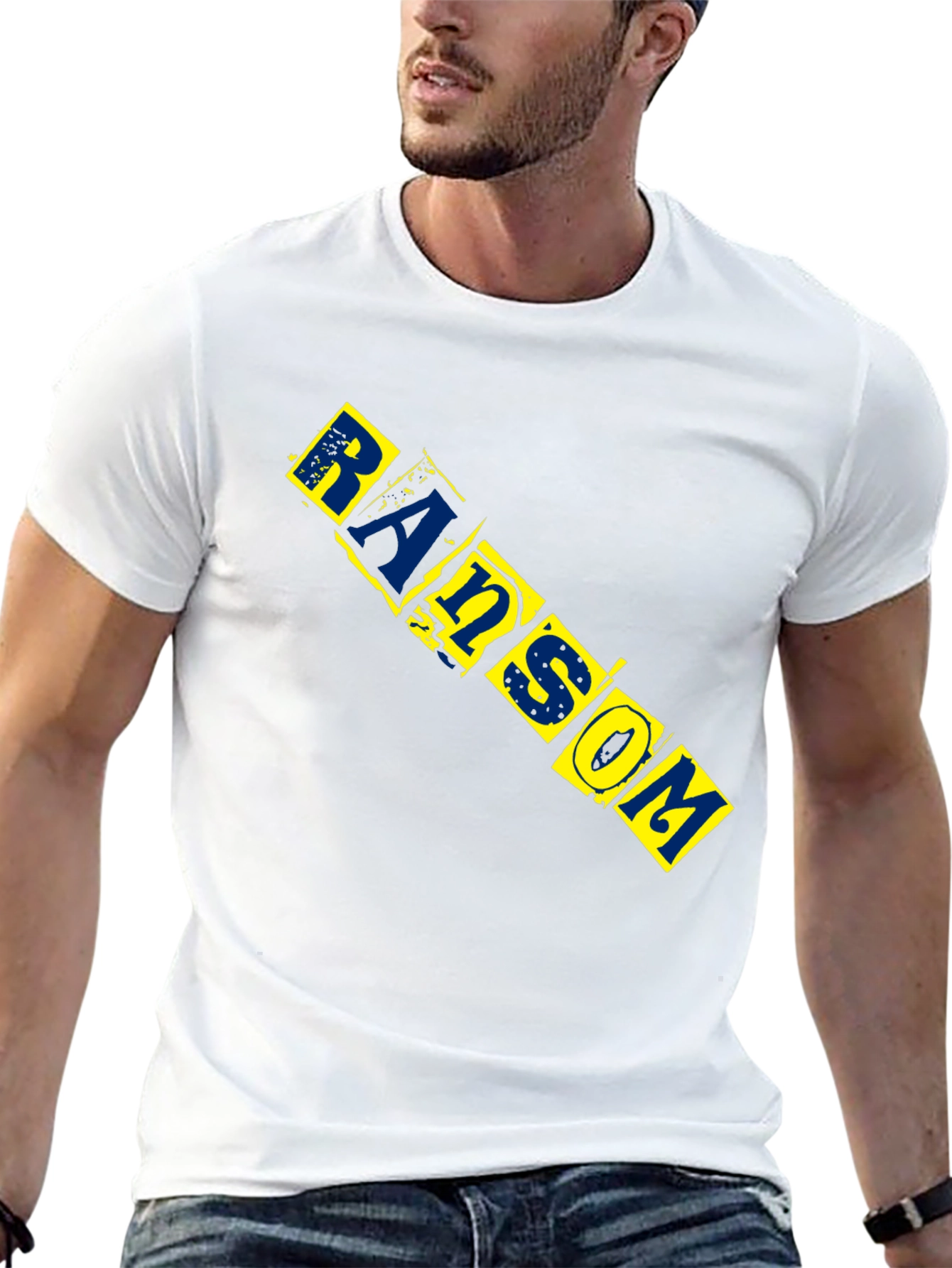 Ransom Tee - Bold Graphic Print Mens T-Shirt