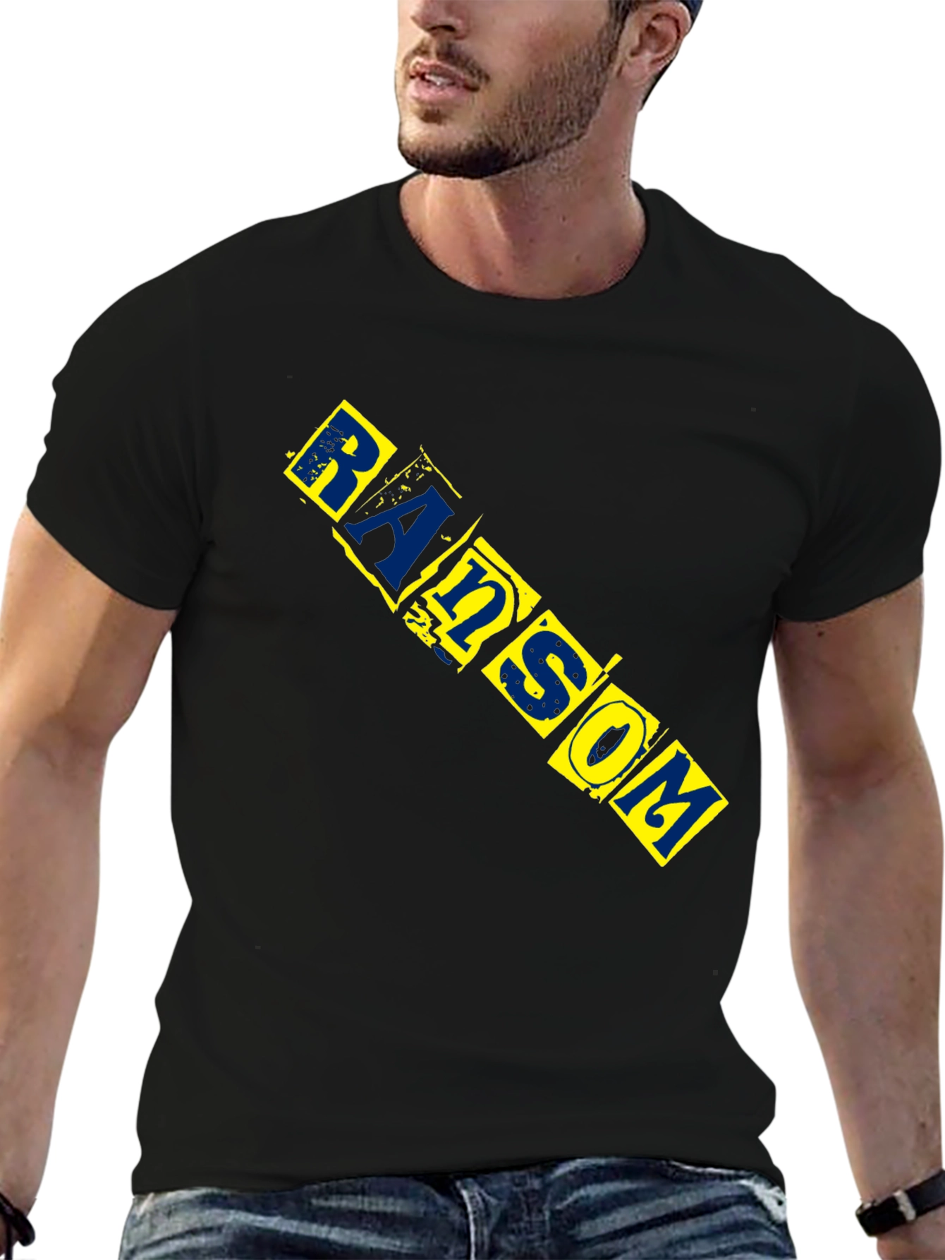 Ransom Tee - Bold Graphic Print Mens T-Shirt