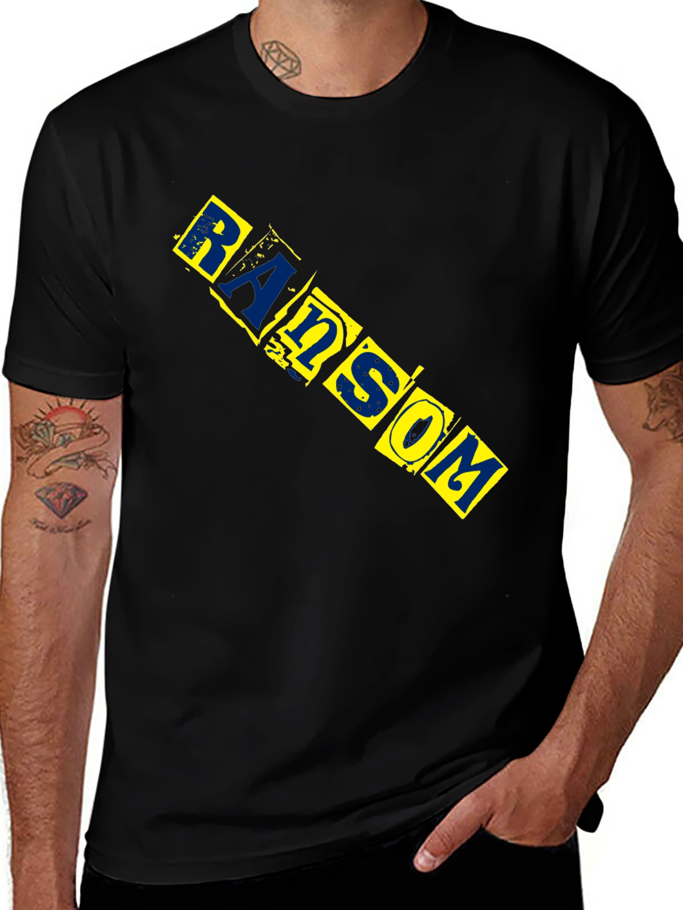 Ransom Tee - Bold Graphic Print Mens T-Shirt