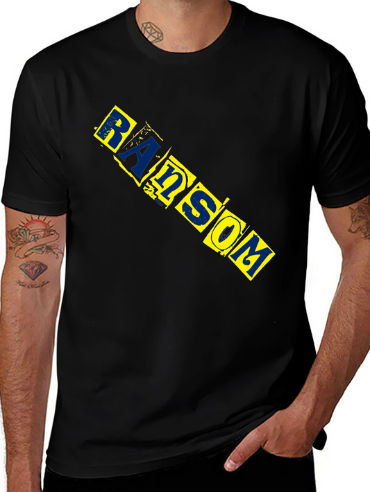 Ransom Tee - Bold Graphic Print Mens T-Shirt