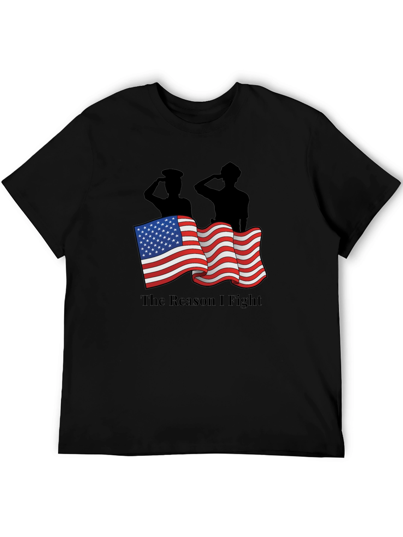 Patriotic The Reason I Fight Graphic Tee