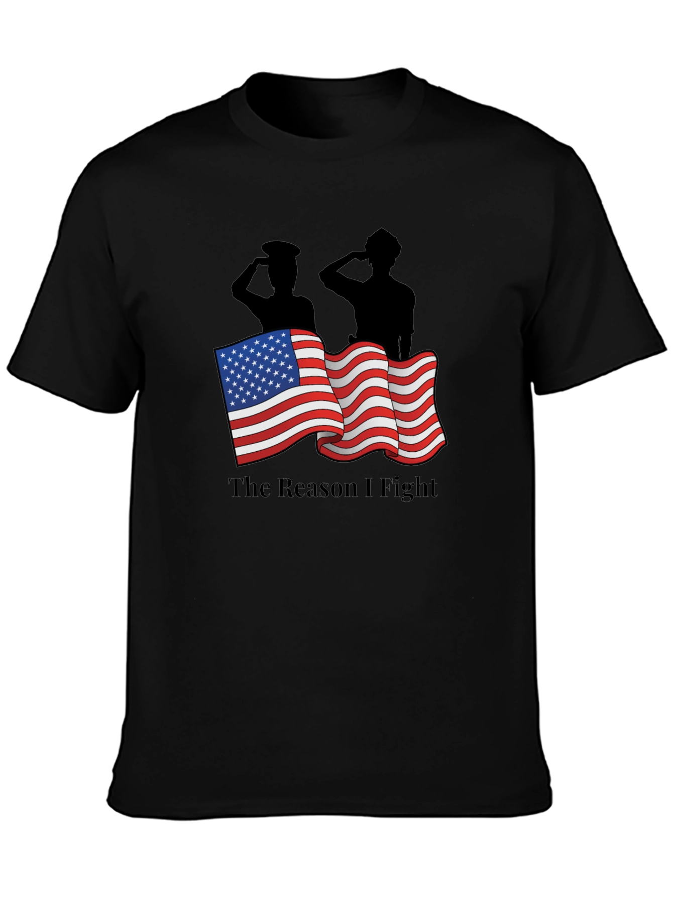 Patriotic The Reason I Fight Graphic Tee