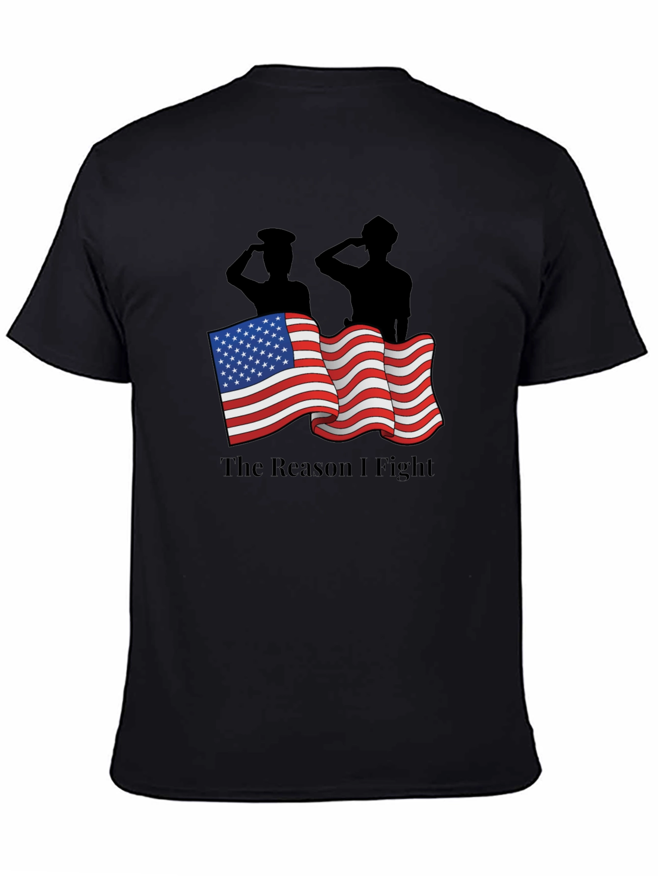 Patriotic The Reason I Fight Graphic Tee
