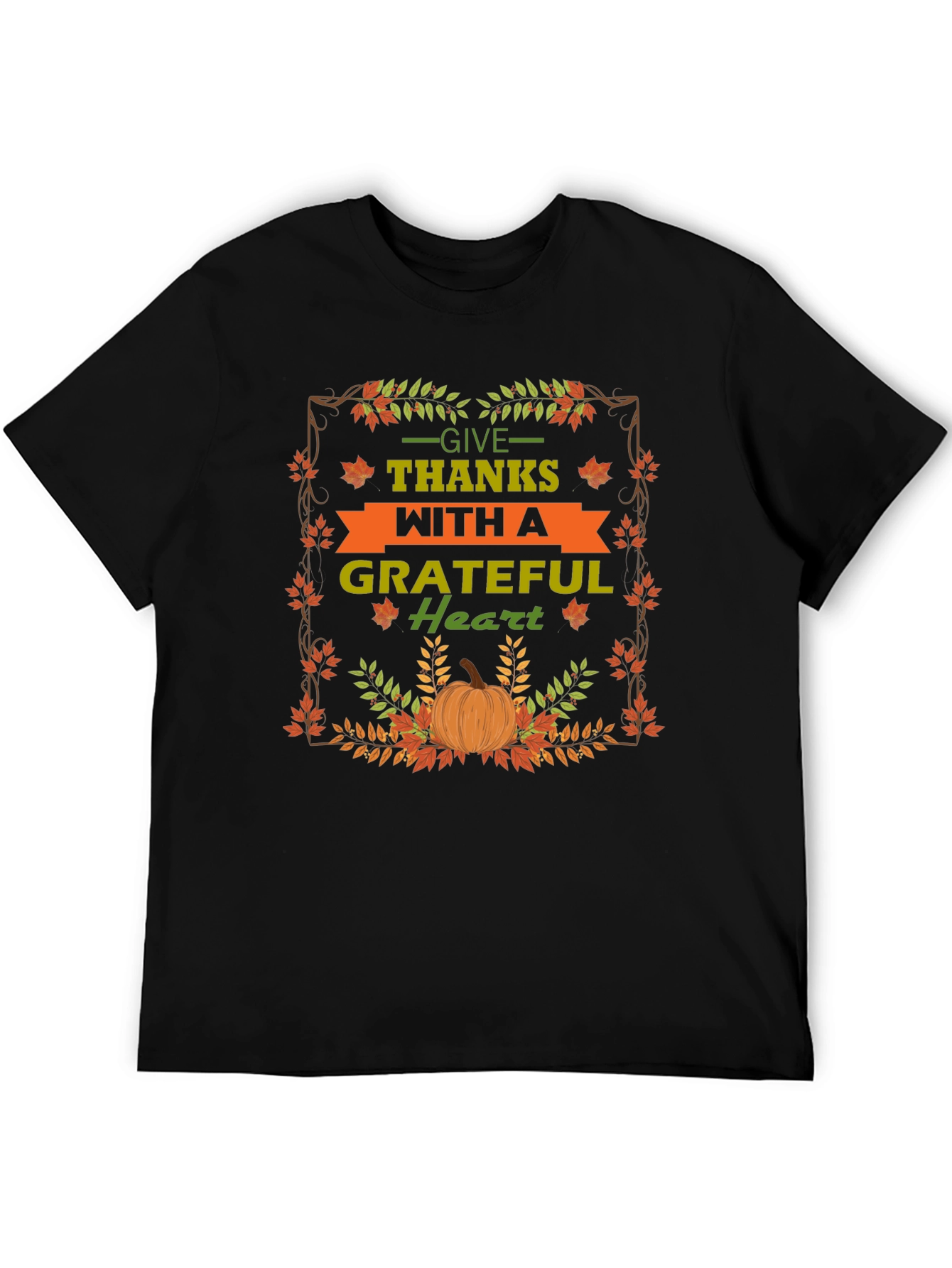 Grateful Heart Thanksgiving T-Shirt