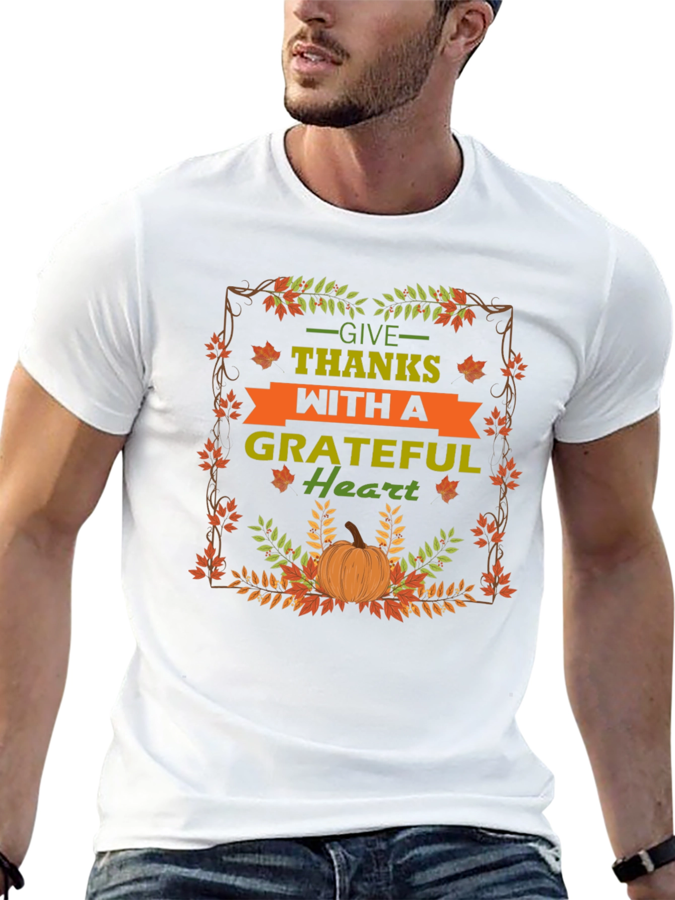 Grateful Heart Thanksgiving T-Shirt