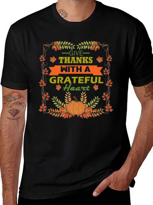 Grateful Heart Thanksgiving T-Shirt