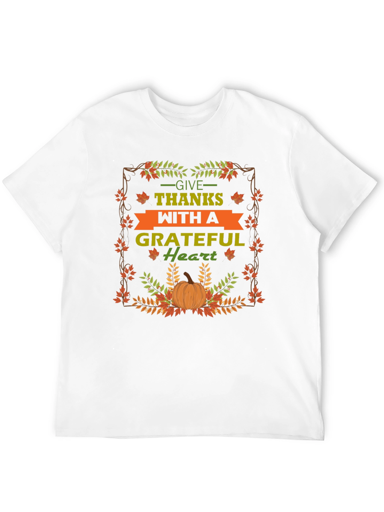 Grateful Heart Thanksgiving T-Shirt