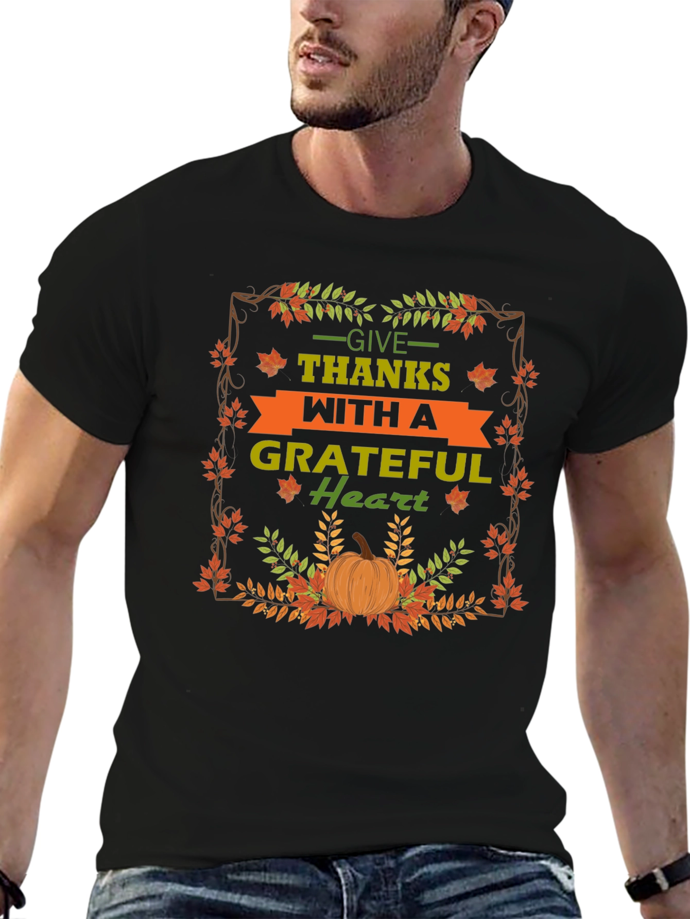 Grateful Heart Thanksgiving T-Shirt