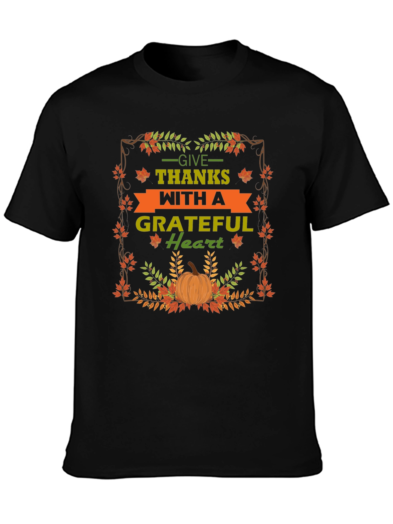 Grateful Heart Thanksgiving T-Shirt