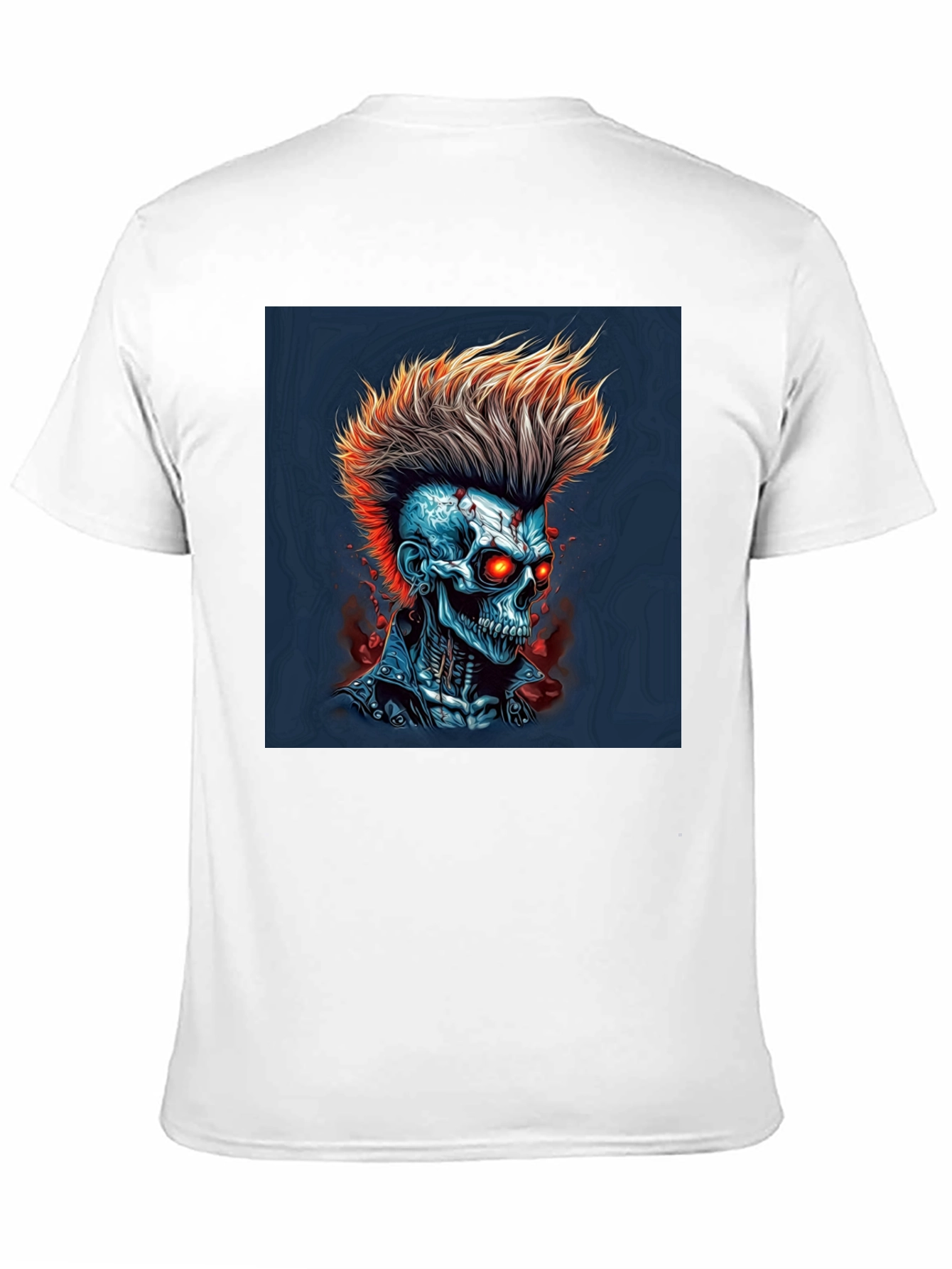 Edgy Skull Punk Graphic Tee