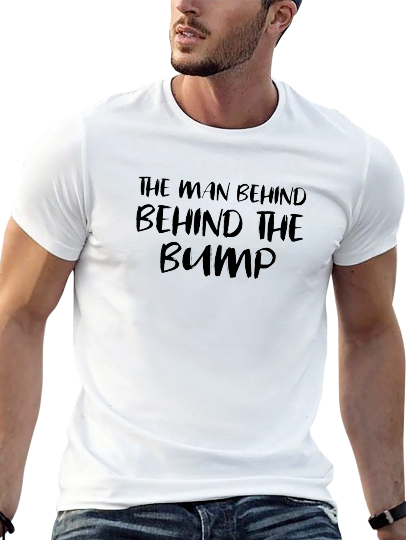 The Man Behind The Bump Graphic T-Shirt
