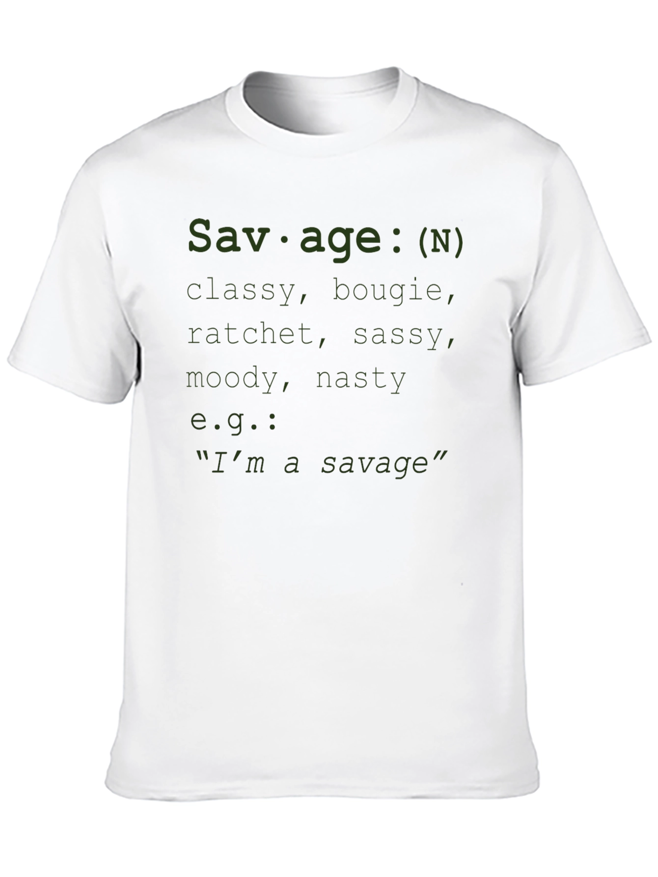 Savage Definition T-Shirt - Classy Bougie & Sassy Style