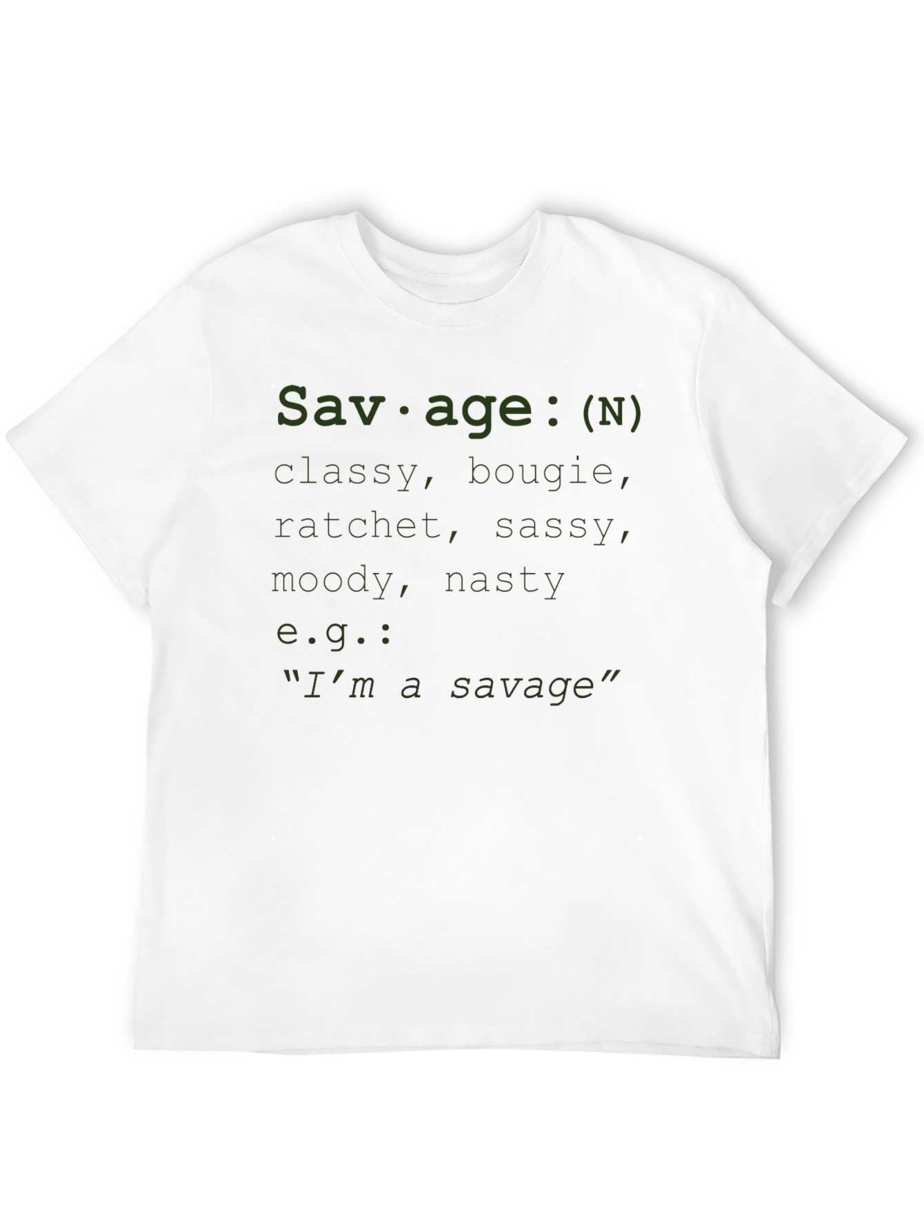 Savage Definition T-Shirt - Classy Bougie & Sassy Style