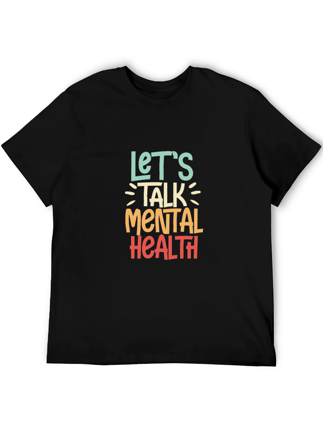 Lets Talk Mental Health Graphic Tee