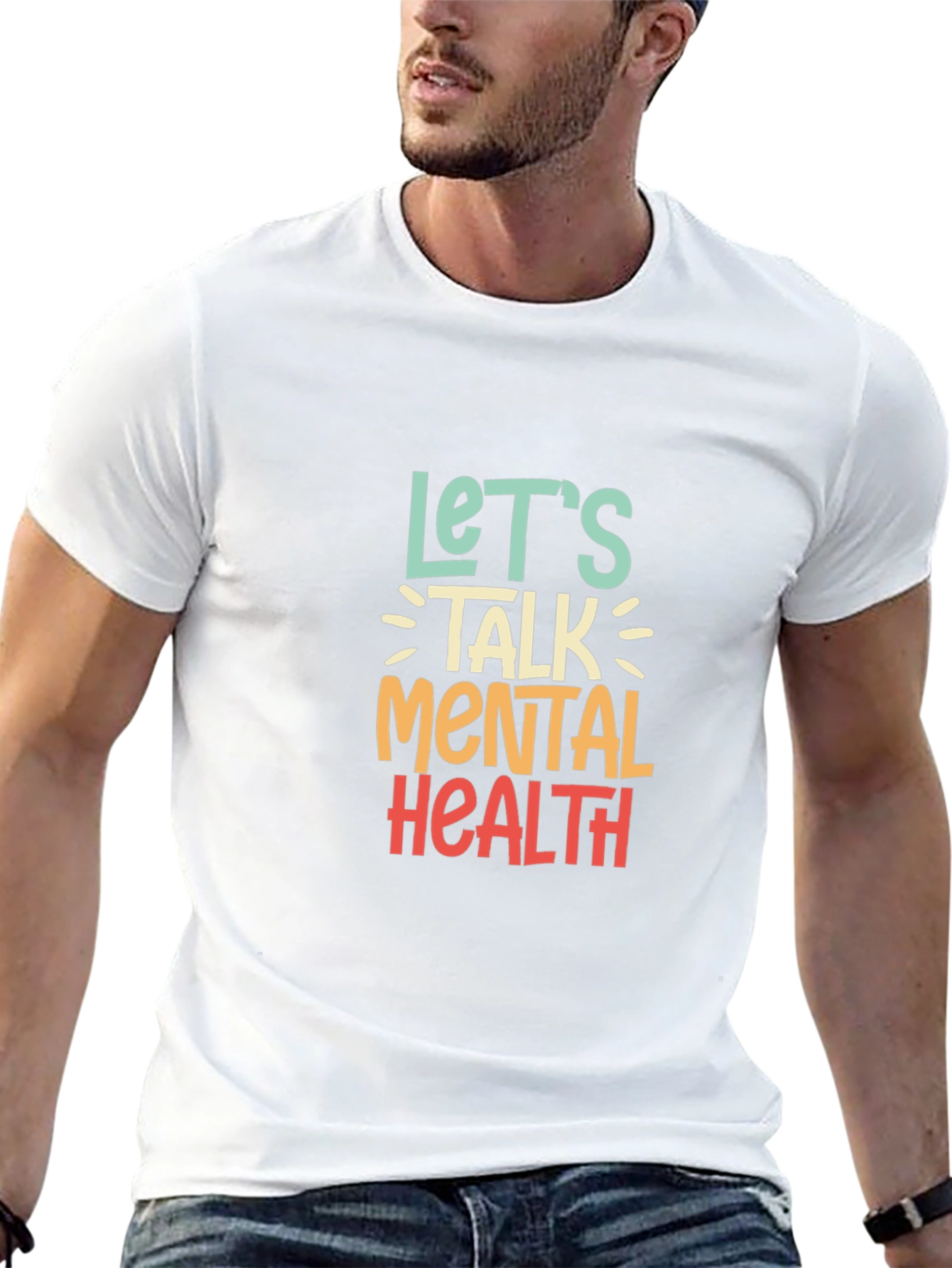 Lets Talk Mental Health Graphic Tee