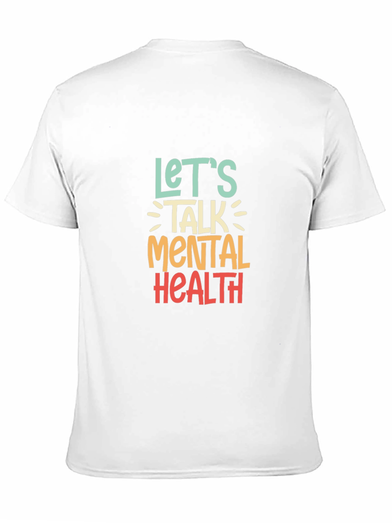 Lets Talk Mental Health Graphic Tee