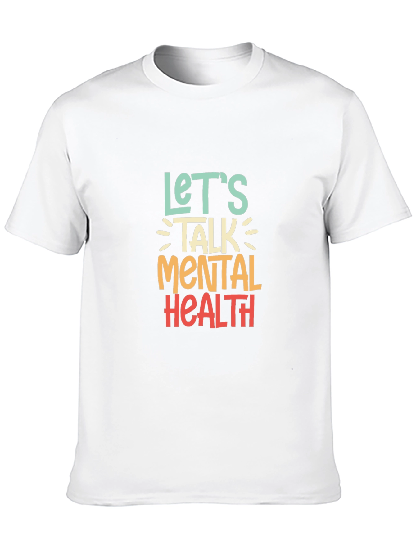 Lets Talk Mental Health Graphic Tee