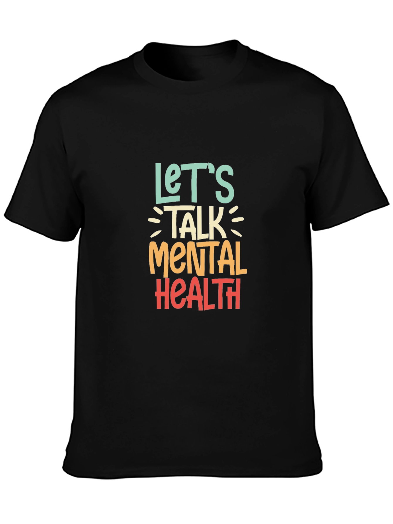 Lets Talk Mental Health Graphic Tee