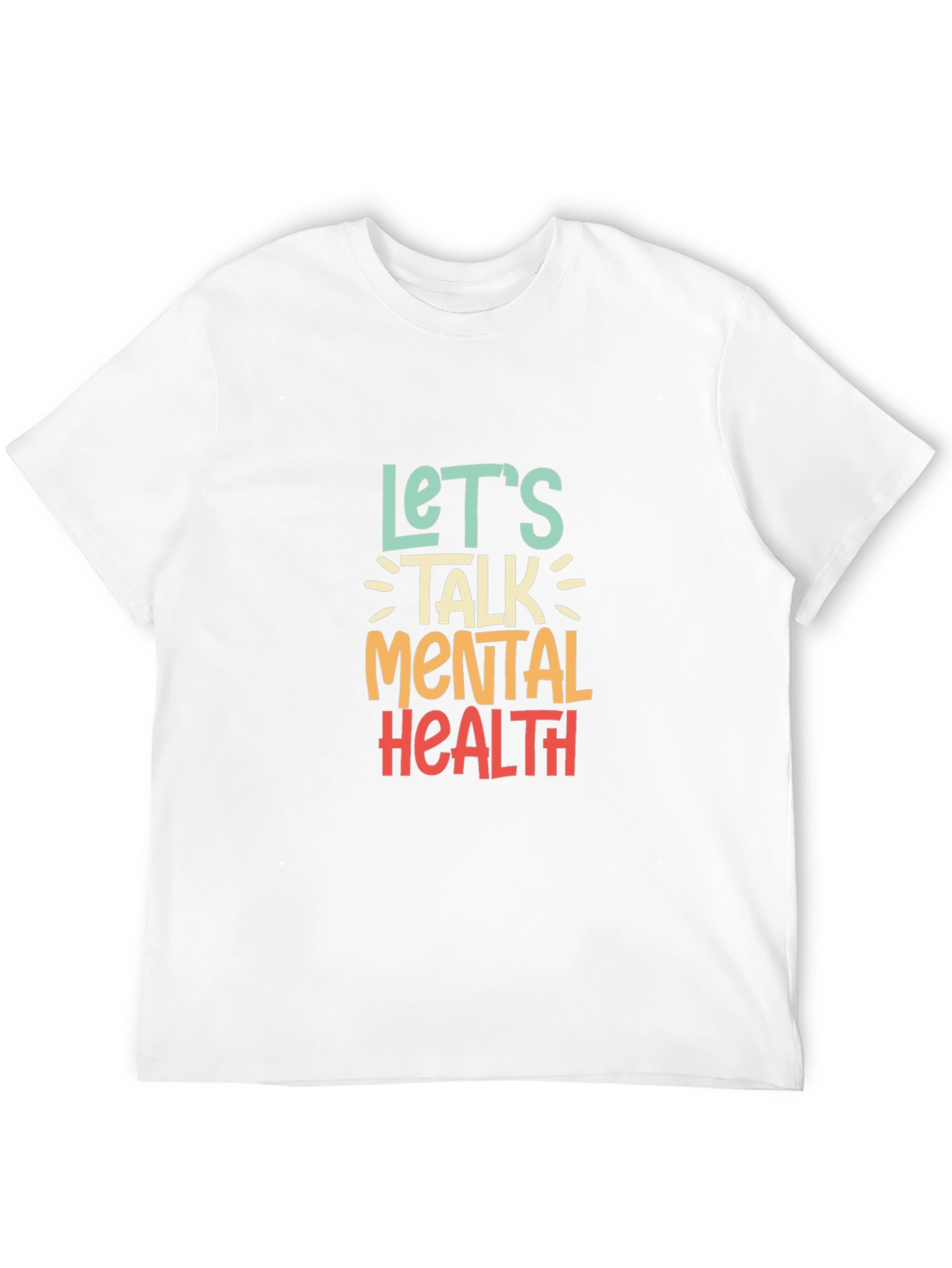 Lets Talk Mental Health Graphic Tee