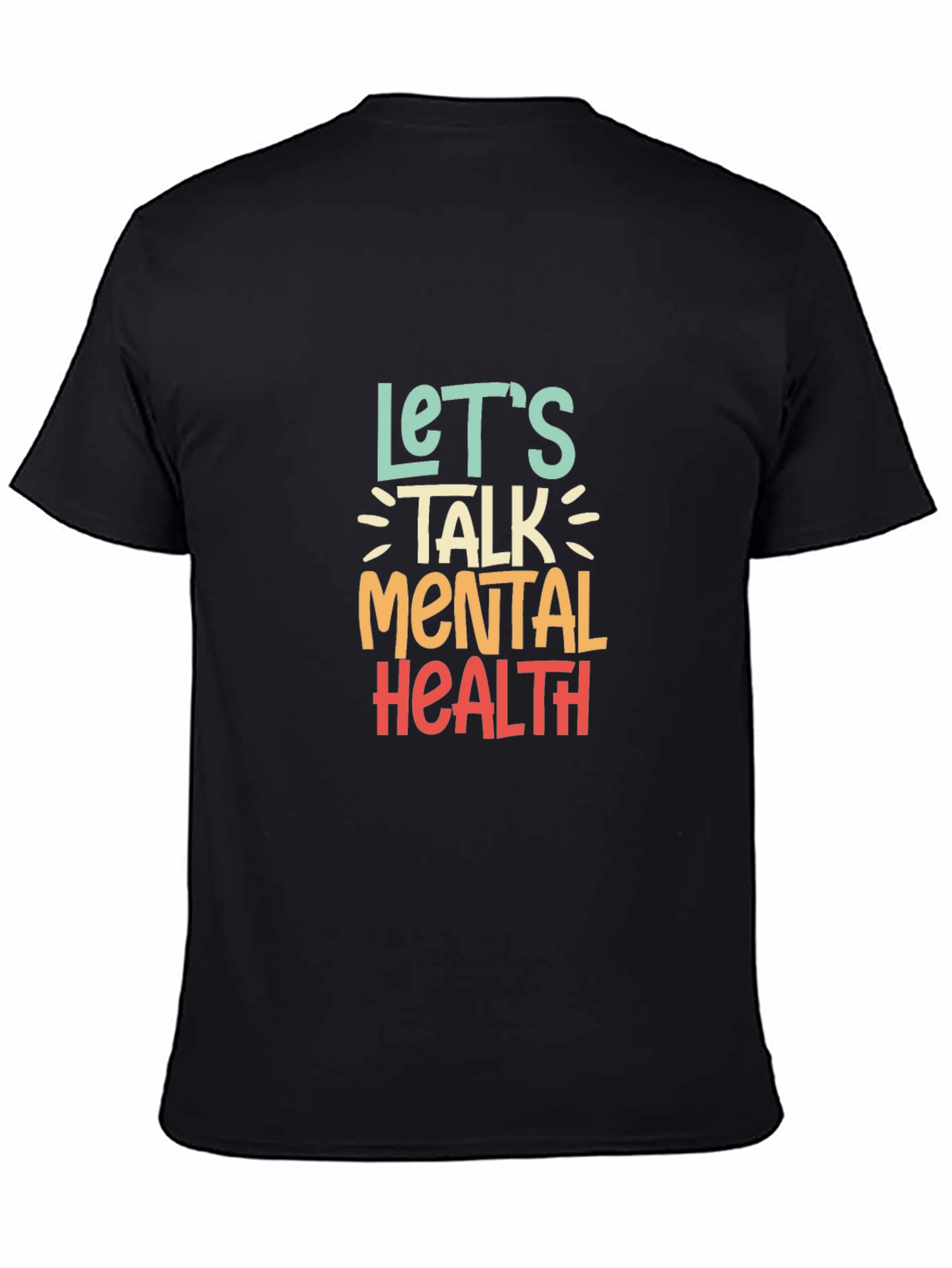 Lets Talk Mental Health Graphic Tee