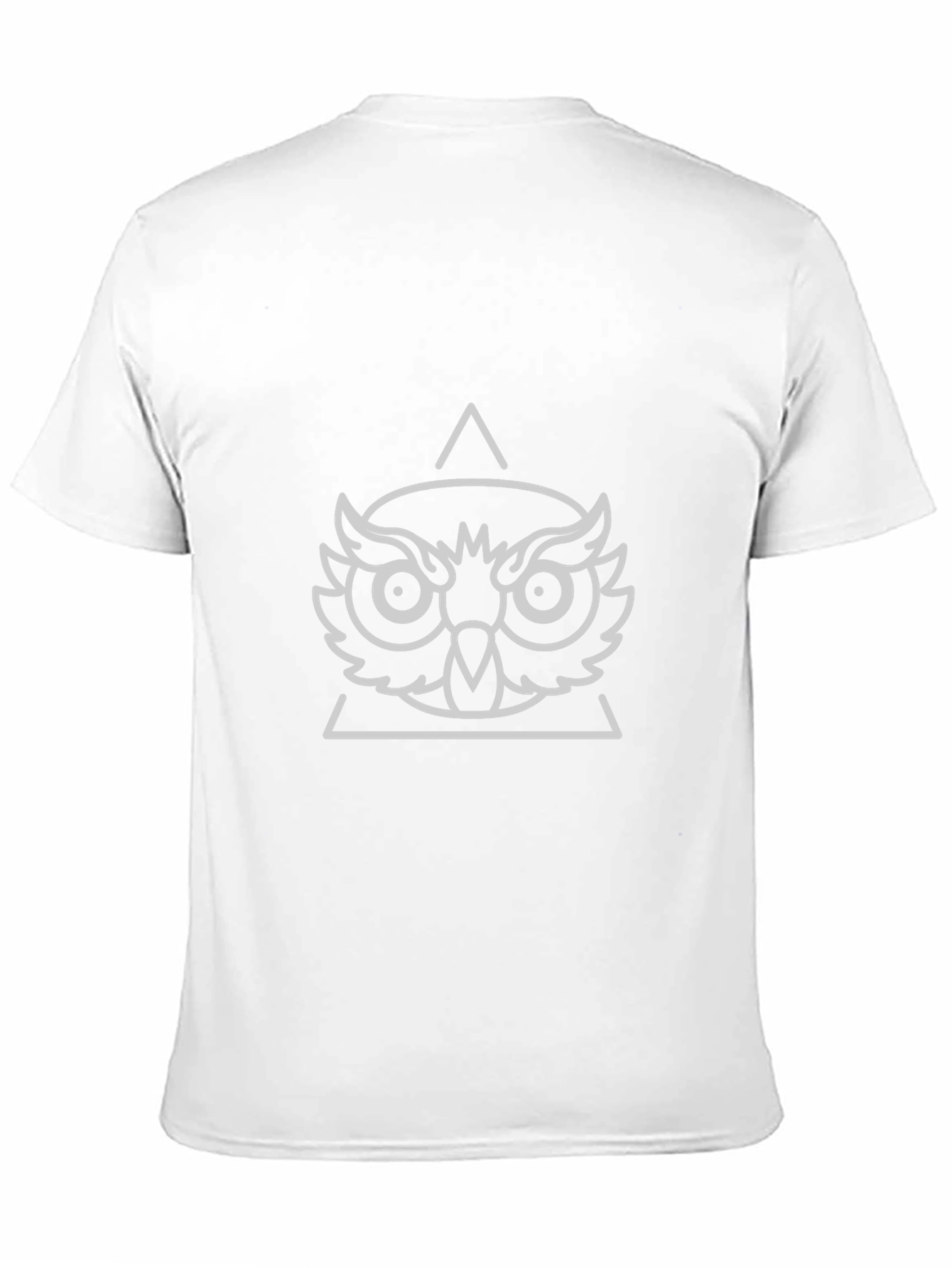 Owl Graphic Tee - Unique Geometric Design