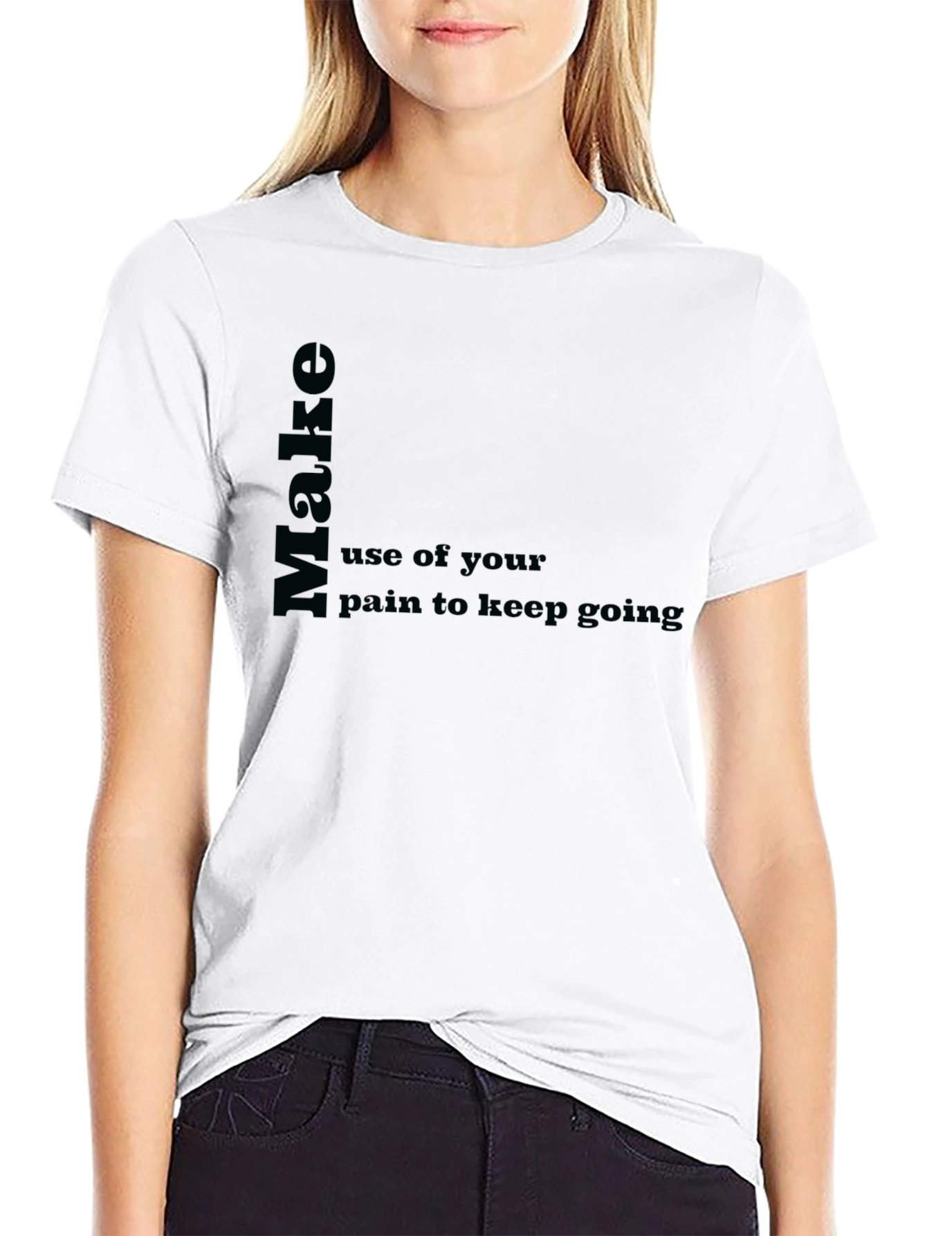 Motivational Make Black T-Shirt