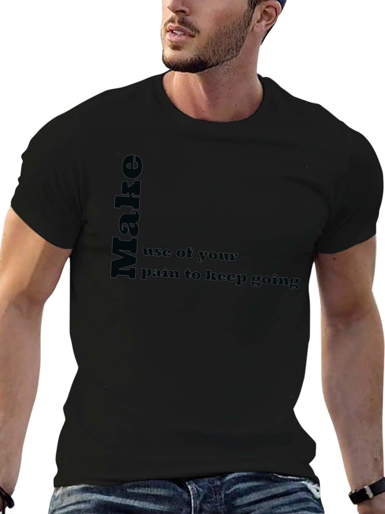 Motivational Make Black T-Shirt