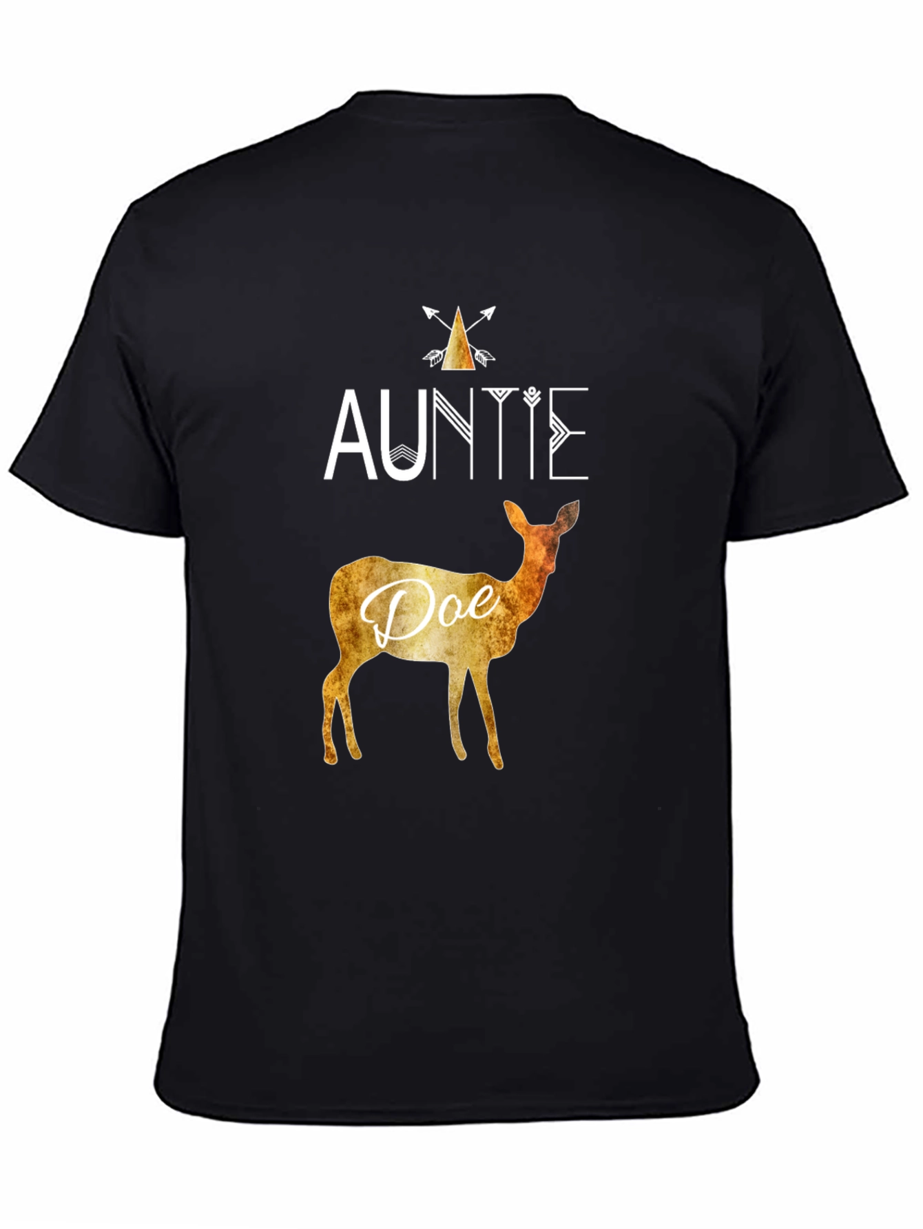 Auntie Doe Graphic Tee - Cute Deer Lover Shirt