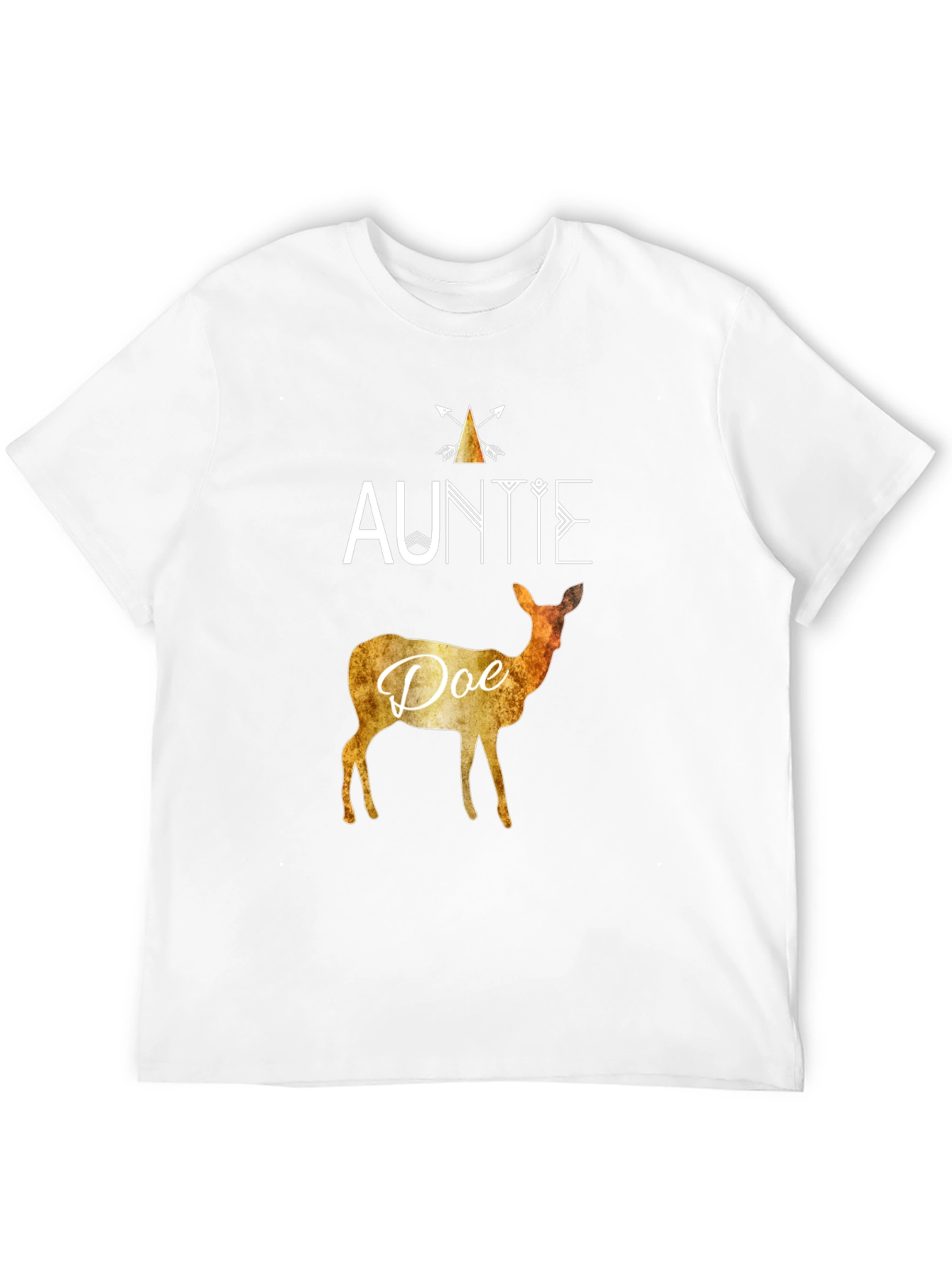 Auntie Doe Graphic Tee - Cute Deer Lover Shirt