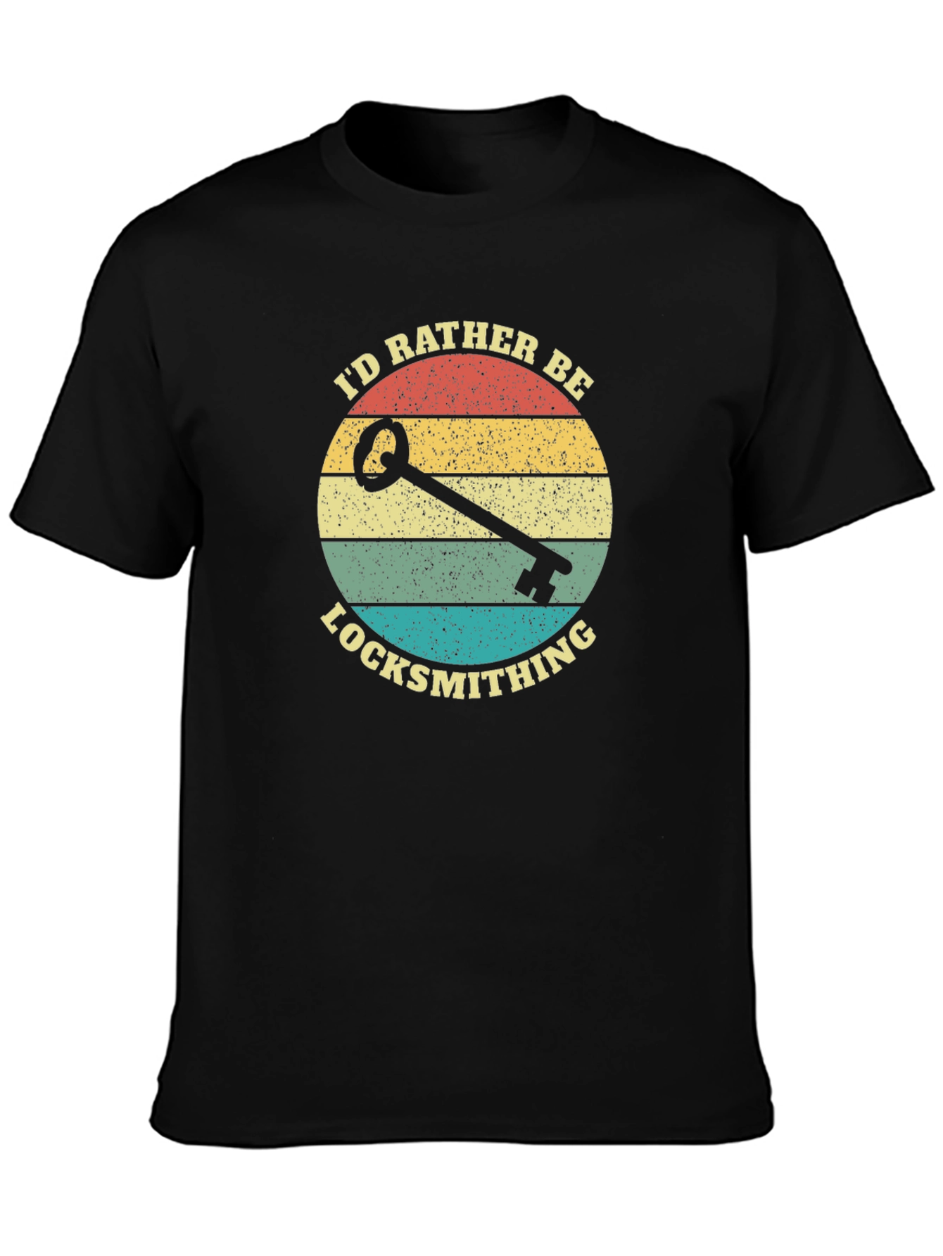 Locksmith T-Shirt - Retro Key Design