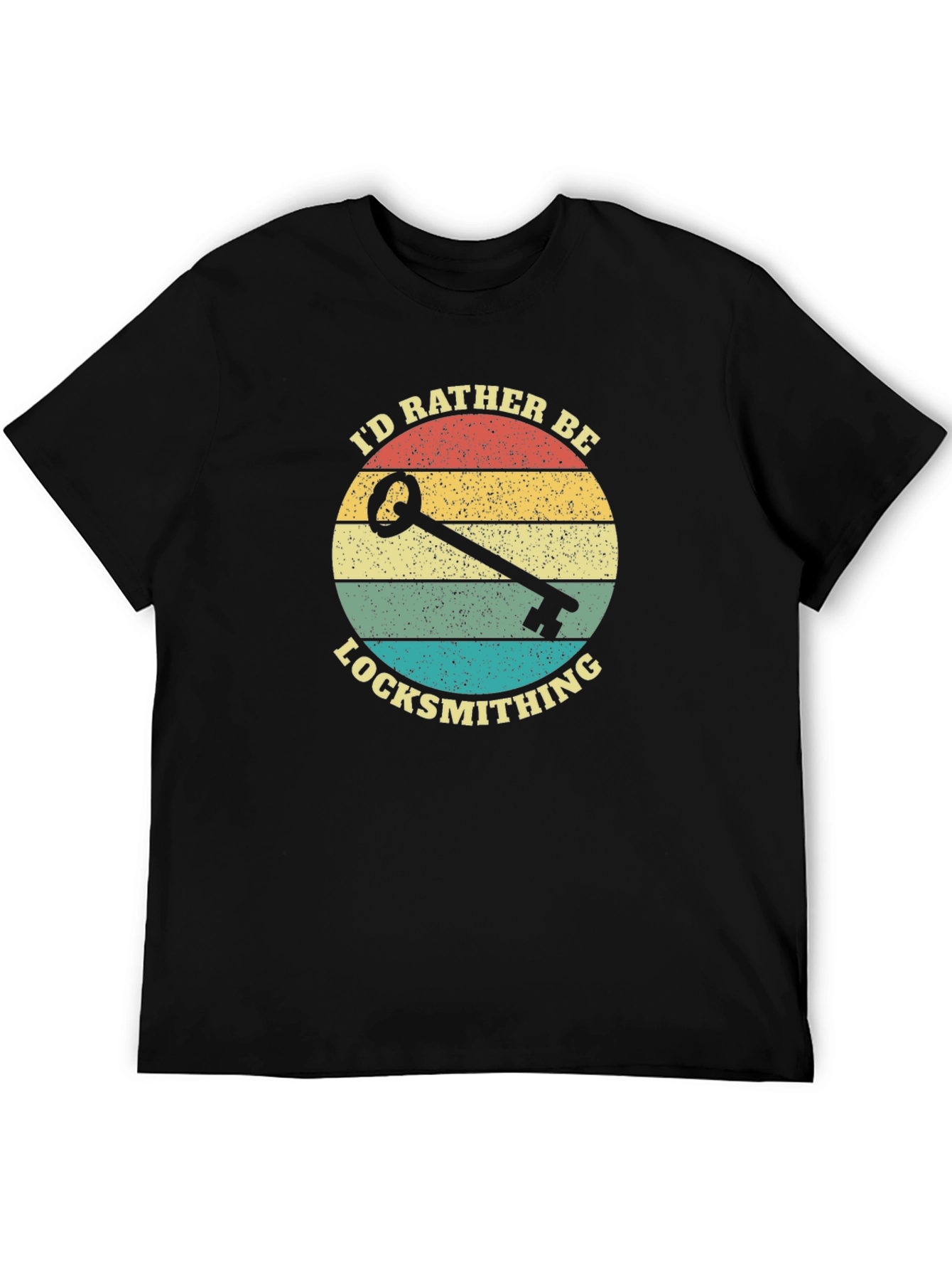 Locksmith T-Shirt - Retro Key Design
