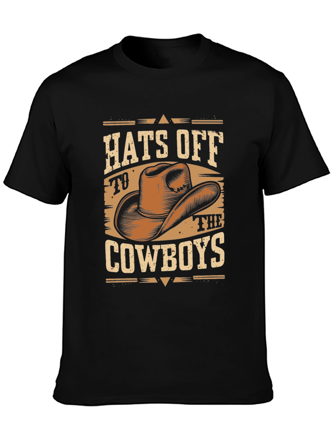 Hats Off to the Cowboys Graphic T-Shirt