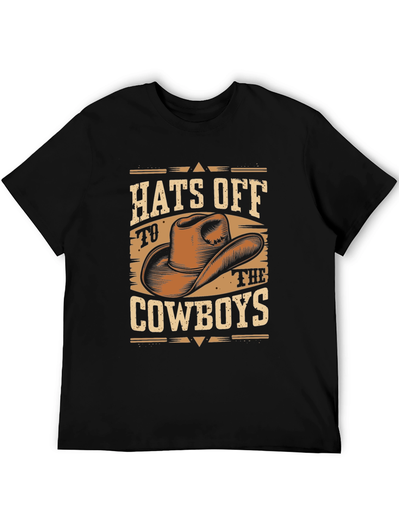 Hats Off to the Cowboys Graphic T-Shirt